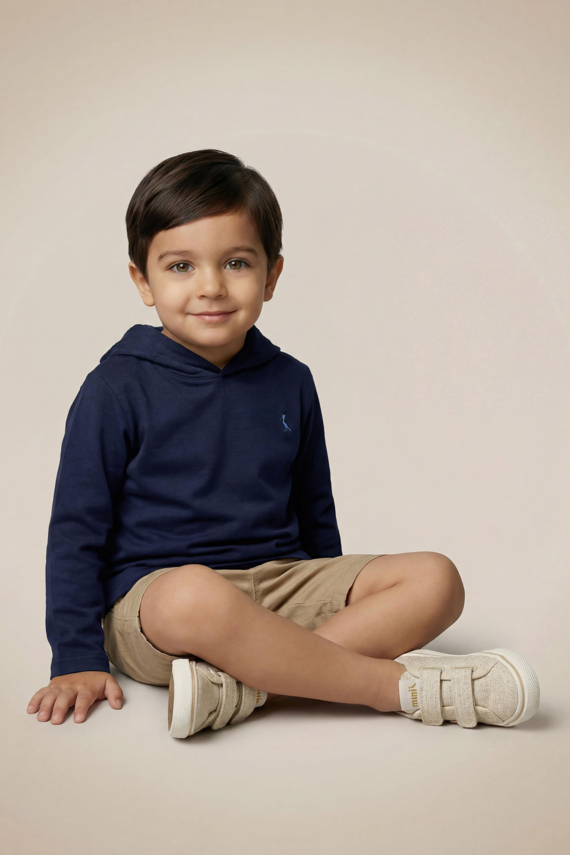 Hoodie Bb Malha Basico - Marinho - M