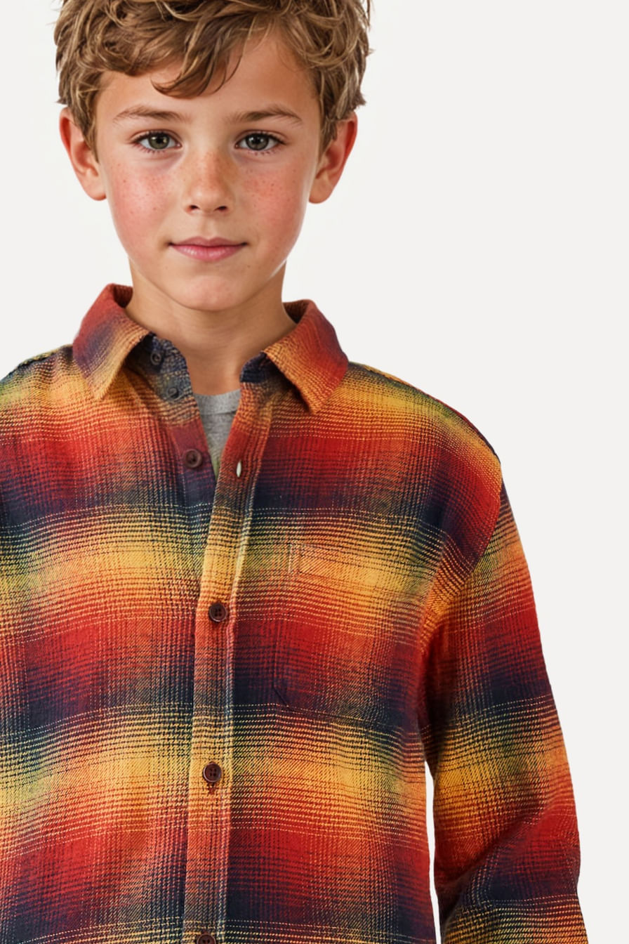 Camisa Mini Tp Flanela Xadrez Jamestown