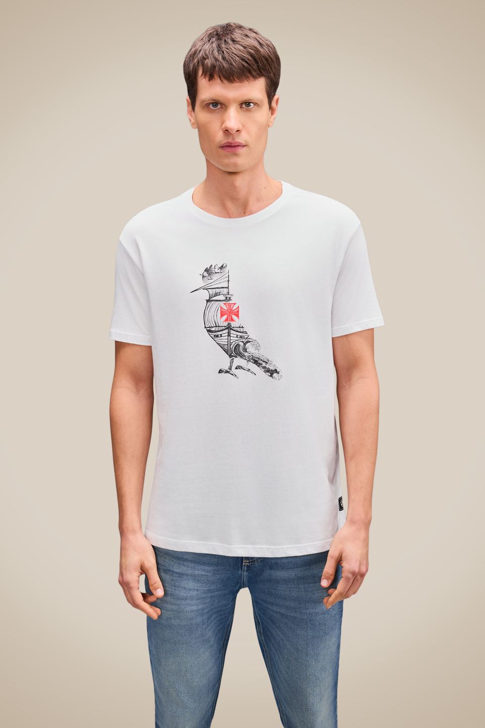 Camiseta Estampada Pp Caravela Vasco