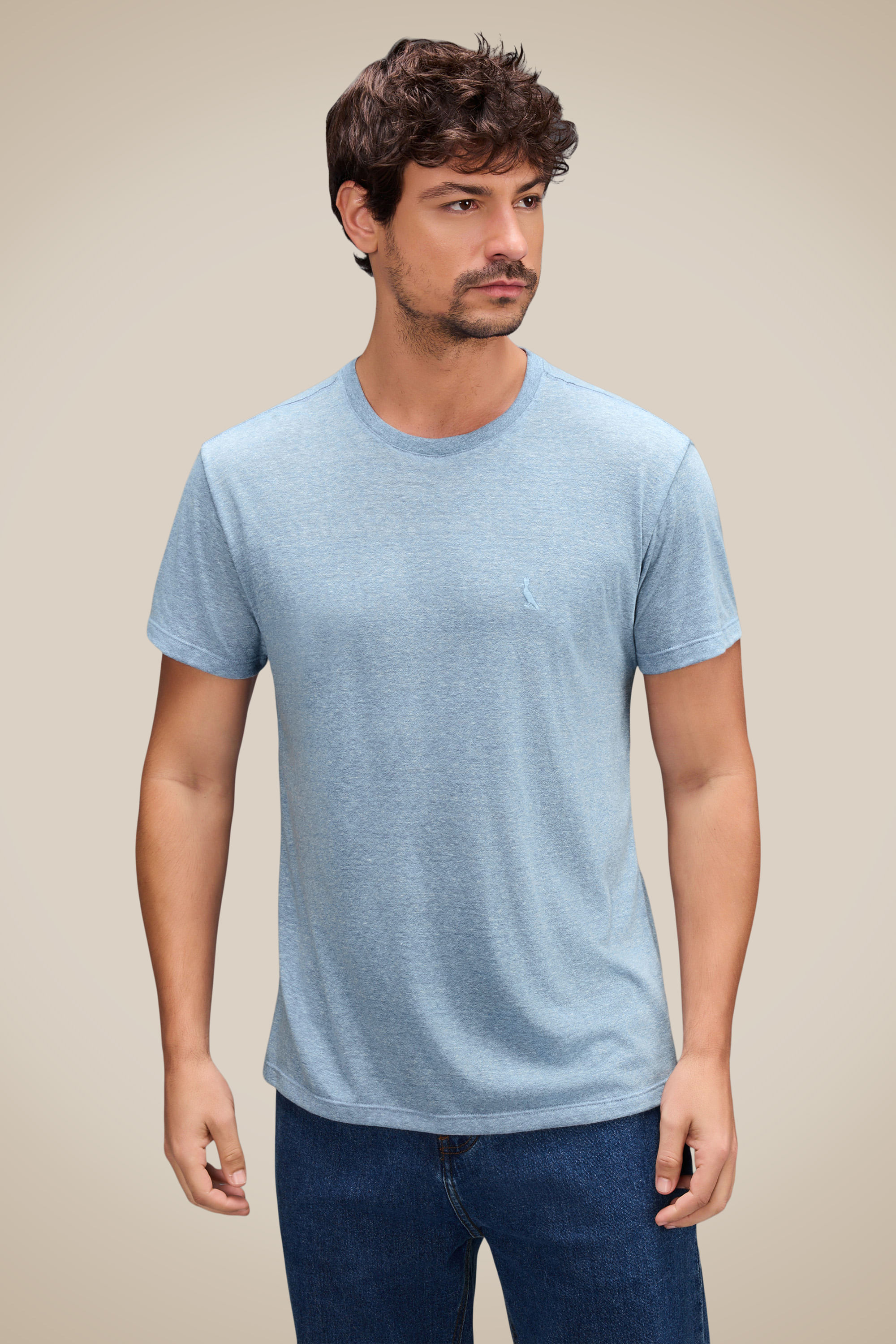 Camiseta Slim Malha Pessego