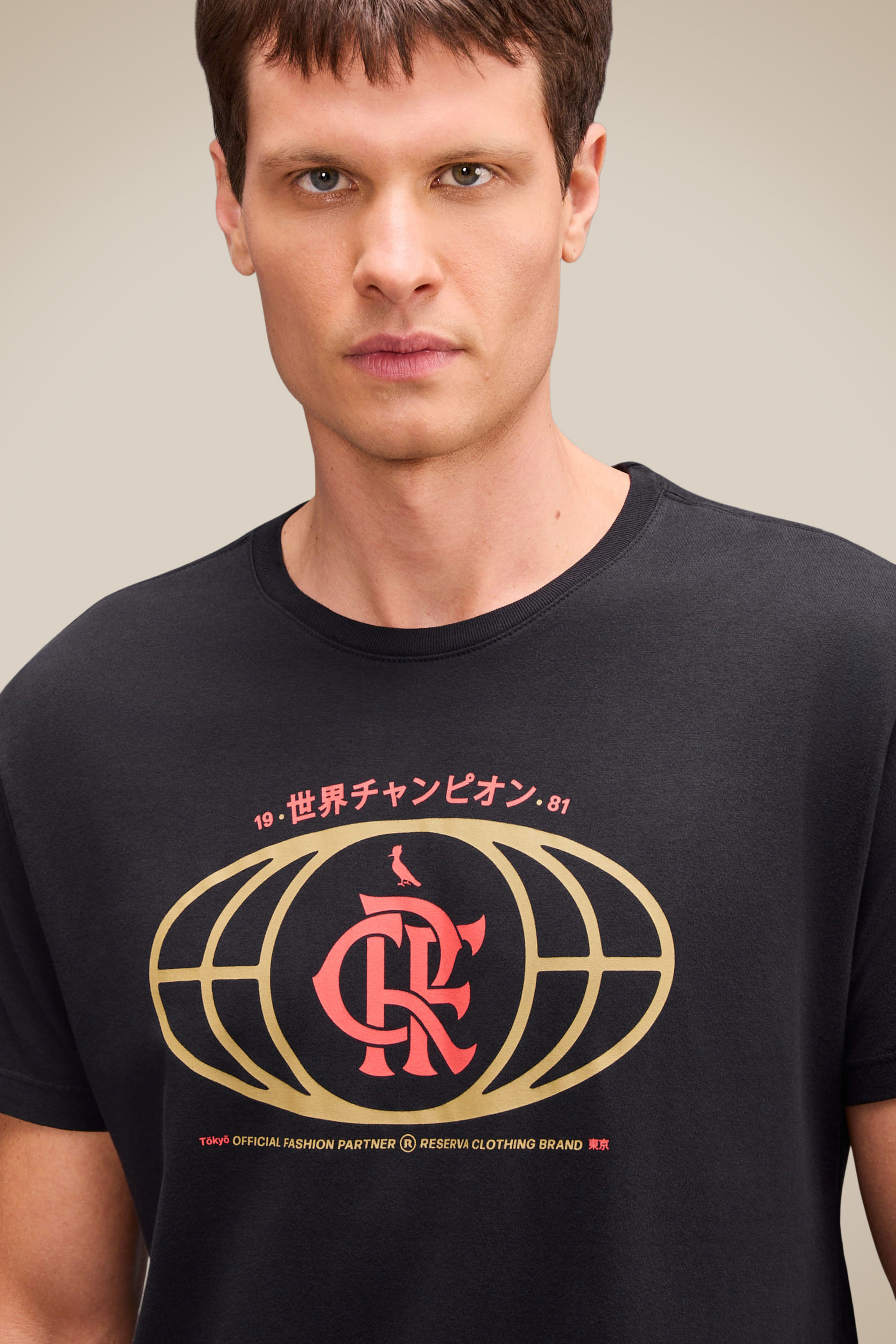Camiseta Estampa Tokyo Crf Flamengo