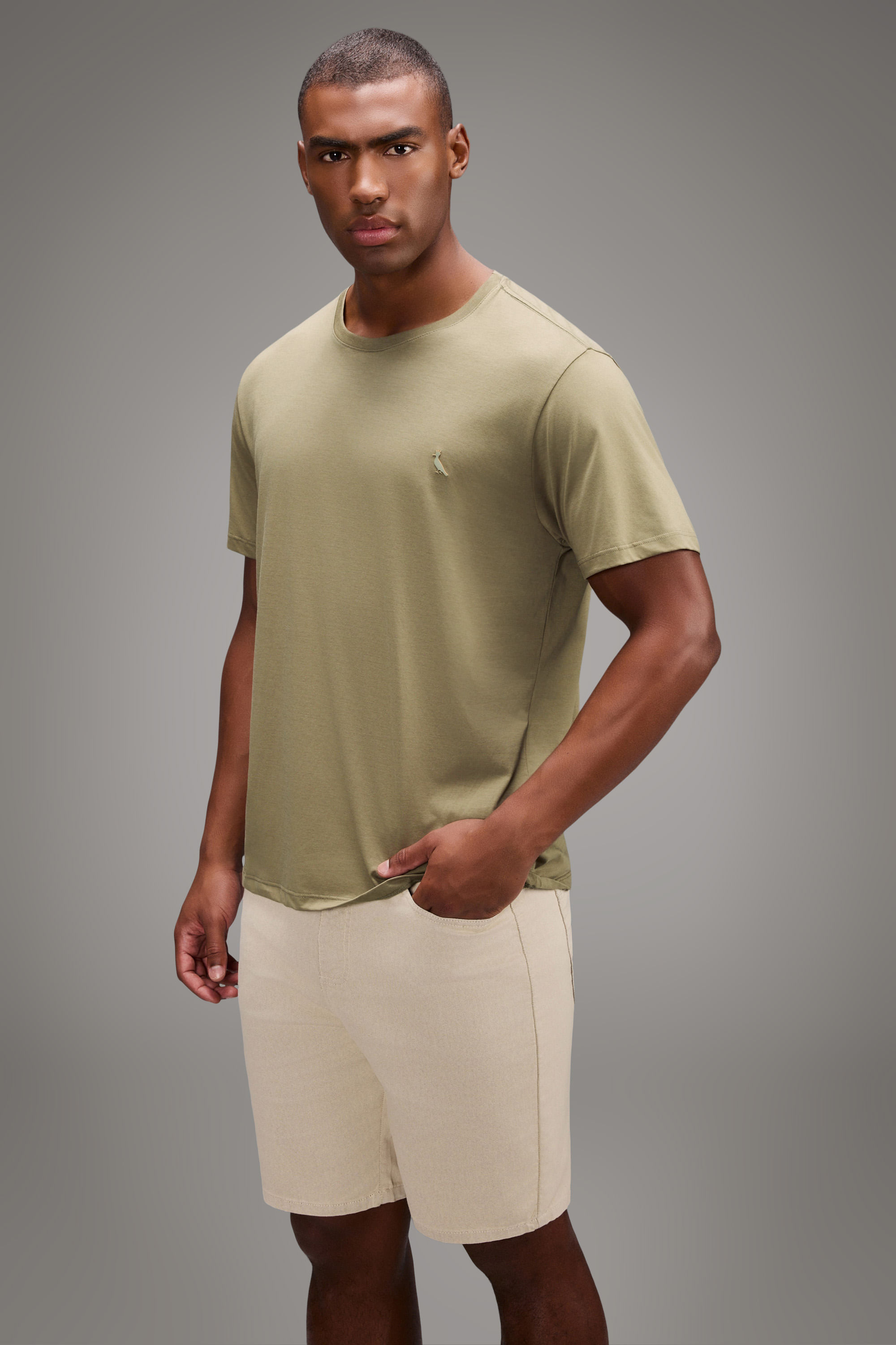 Camiseta Pima Pica Pau Classic Relevo