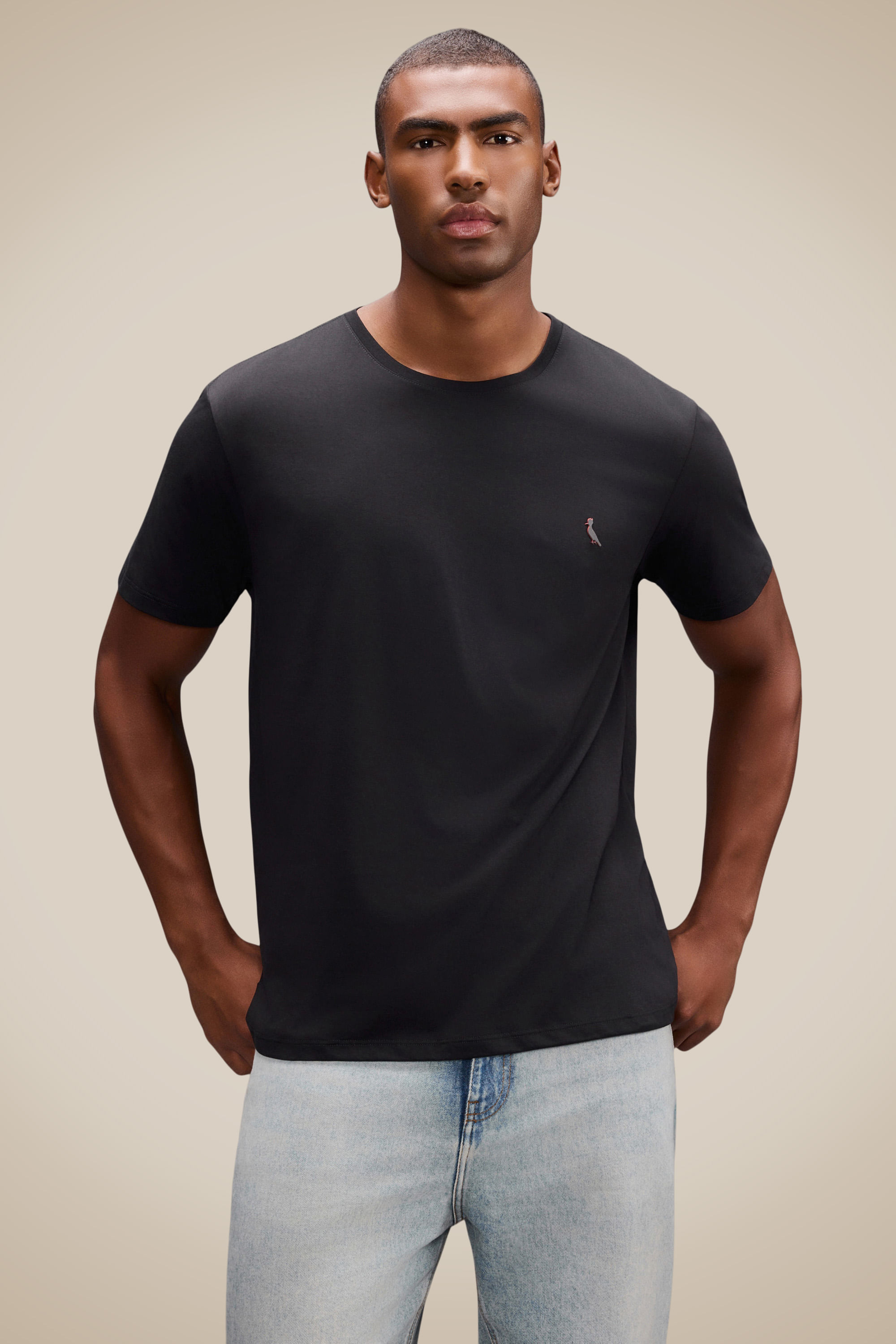 Camiseta Pima Pica Pau Classic Relevo