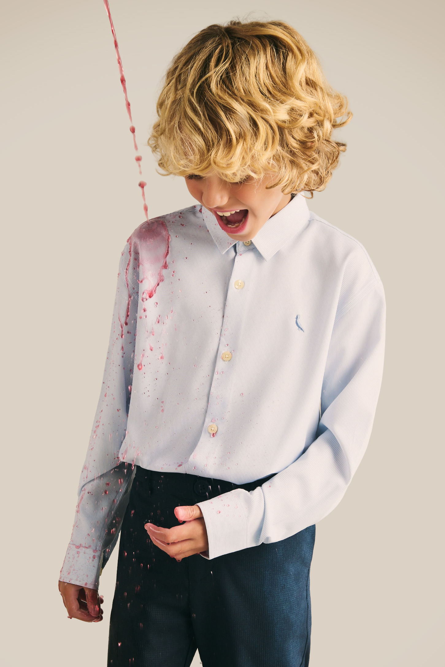 Camisa Mini Ml Listras Splash