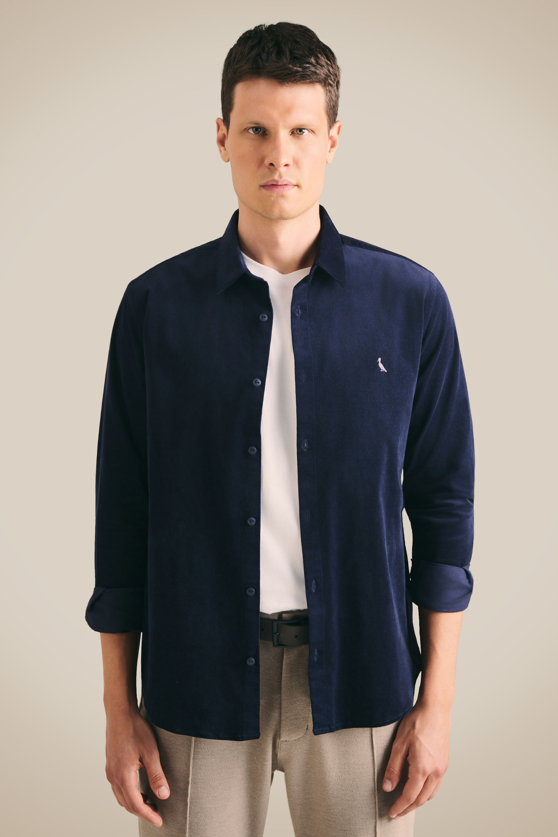Camisa Ml Enxuto Corduroy