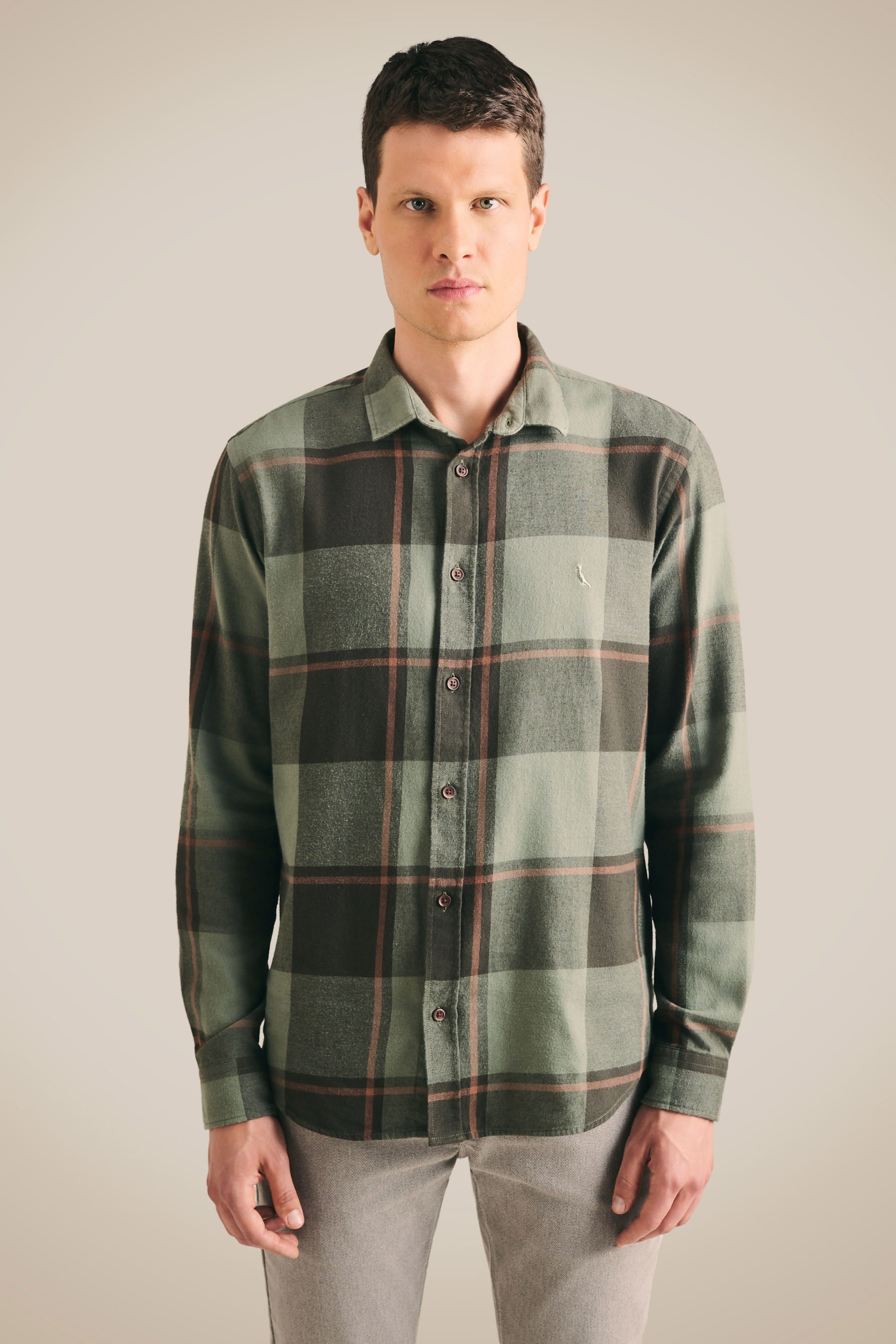 Camisa Ml Flanela Mountain