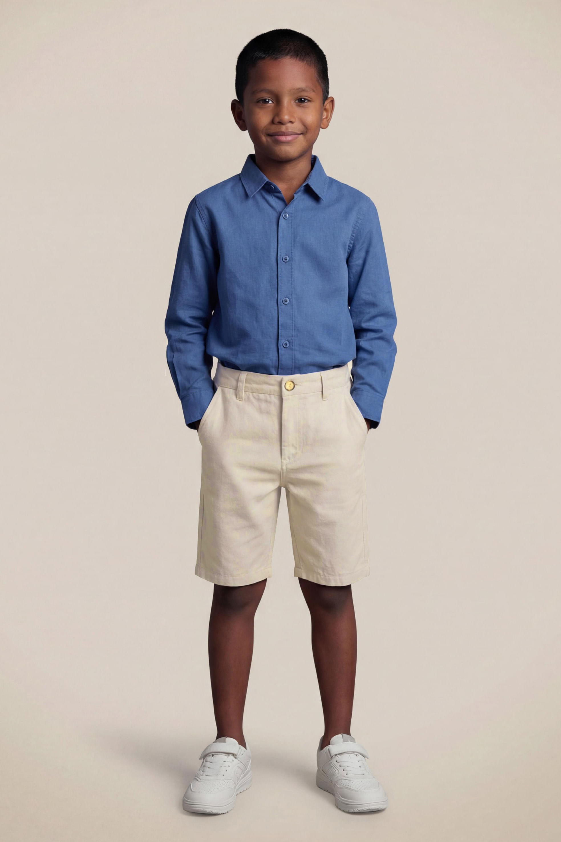 Bermuda Mini Casual Linho