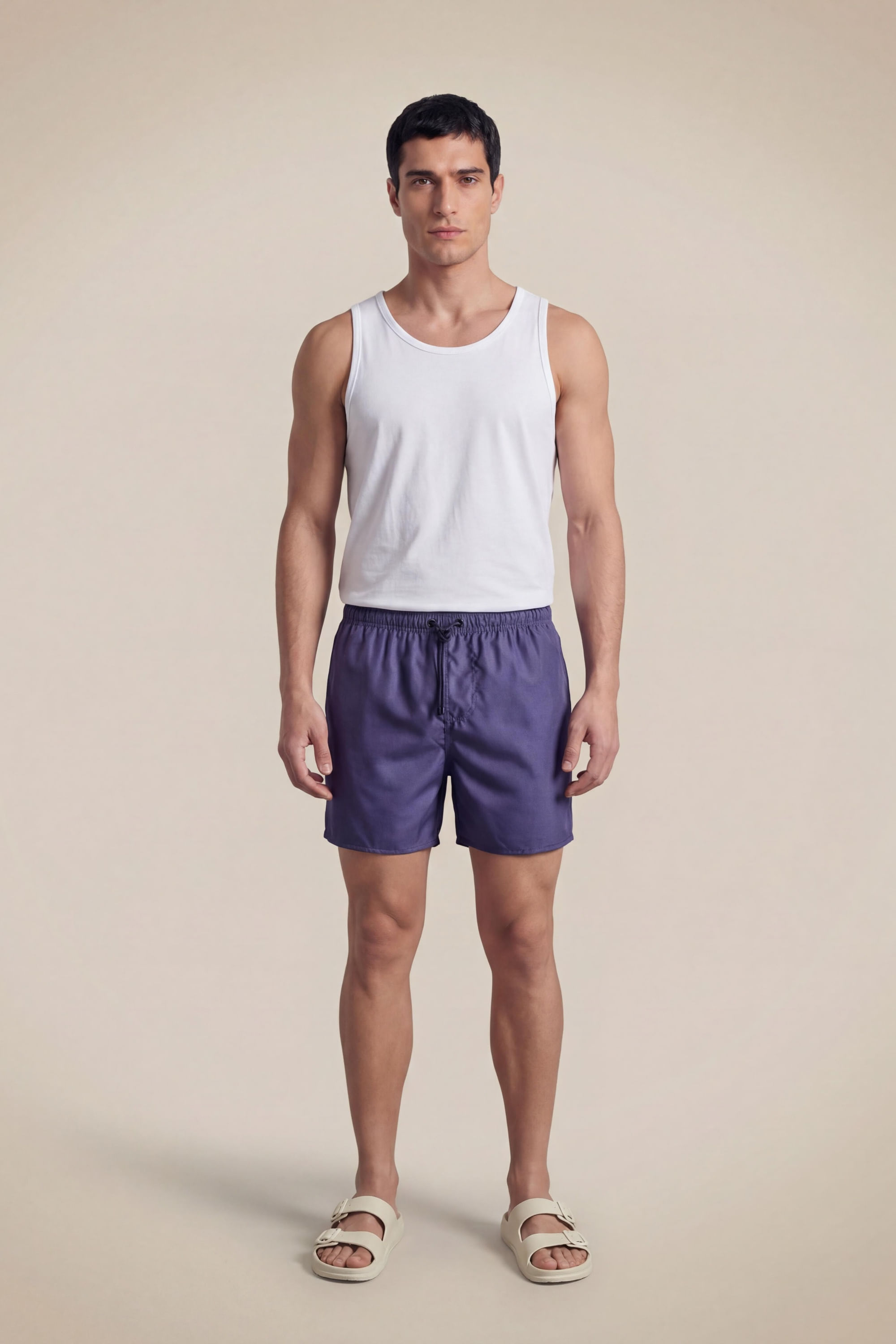 Short Praia Textura Heritage