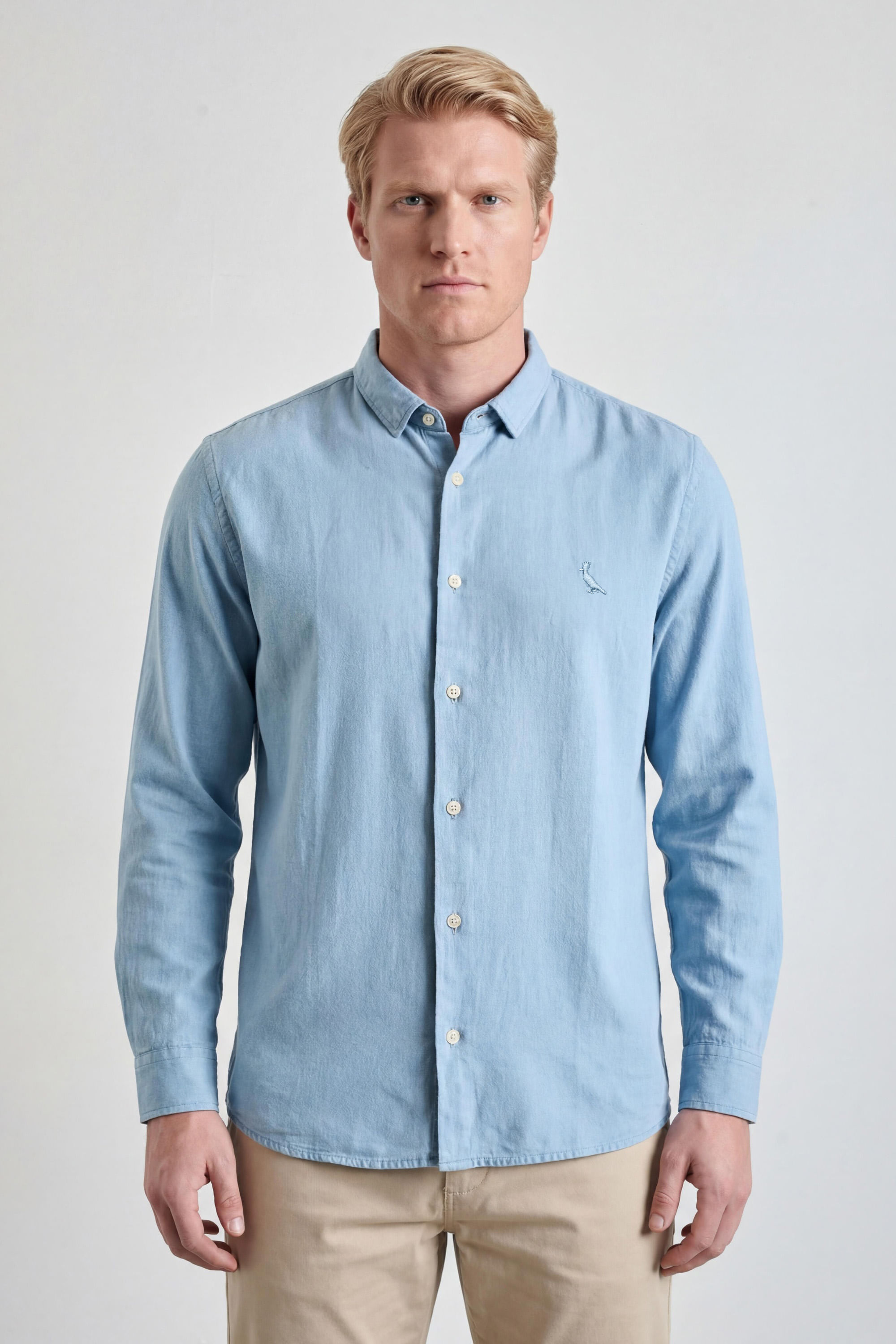 Camisa Ml Tinturada Linho Pienza