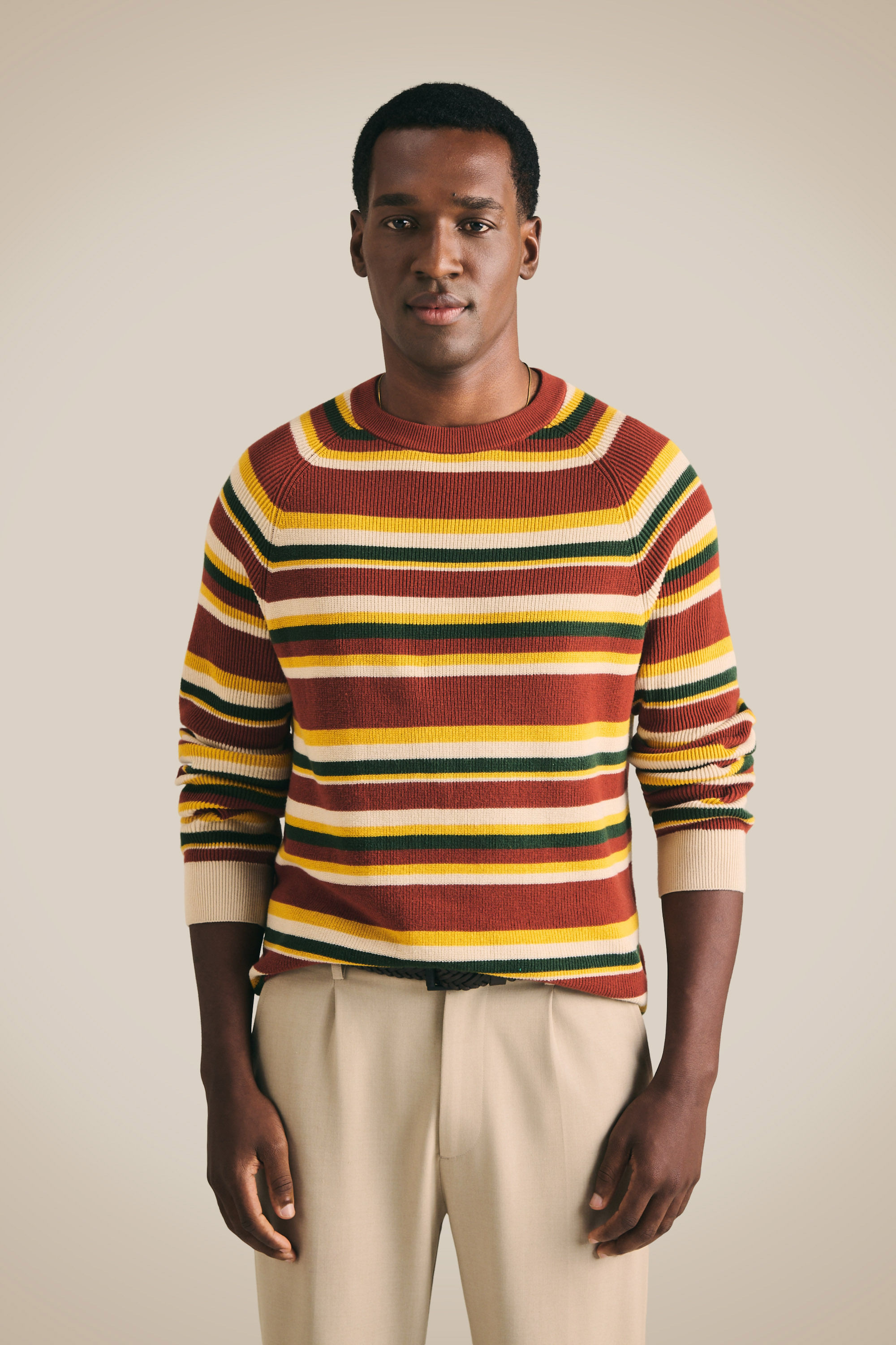 Tricot Raglan Listrado
