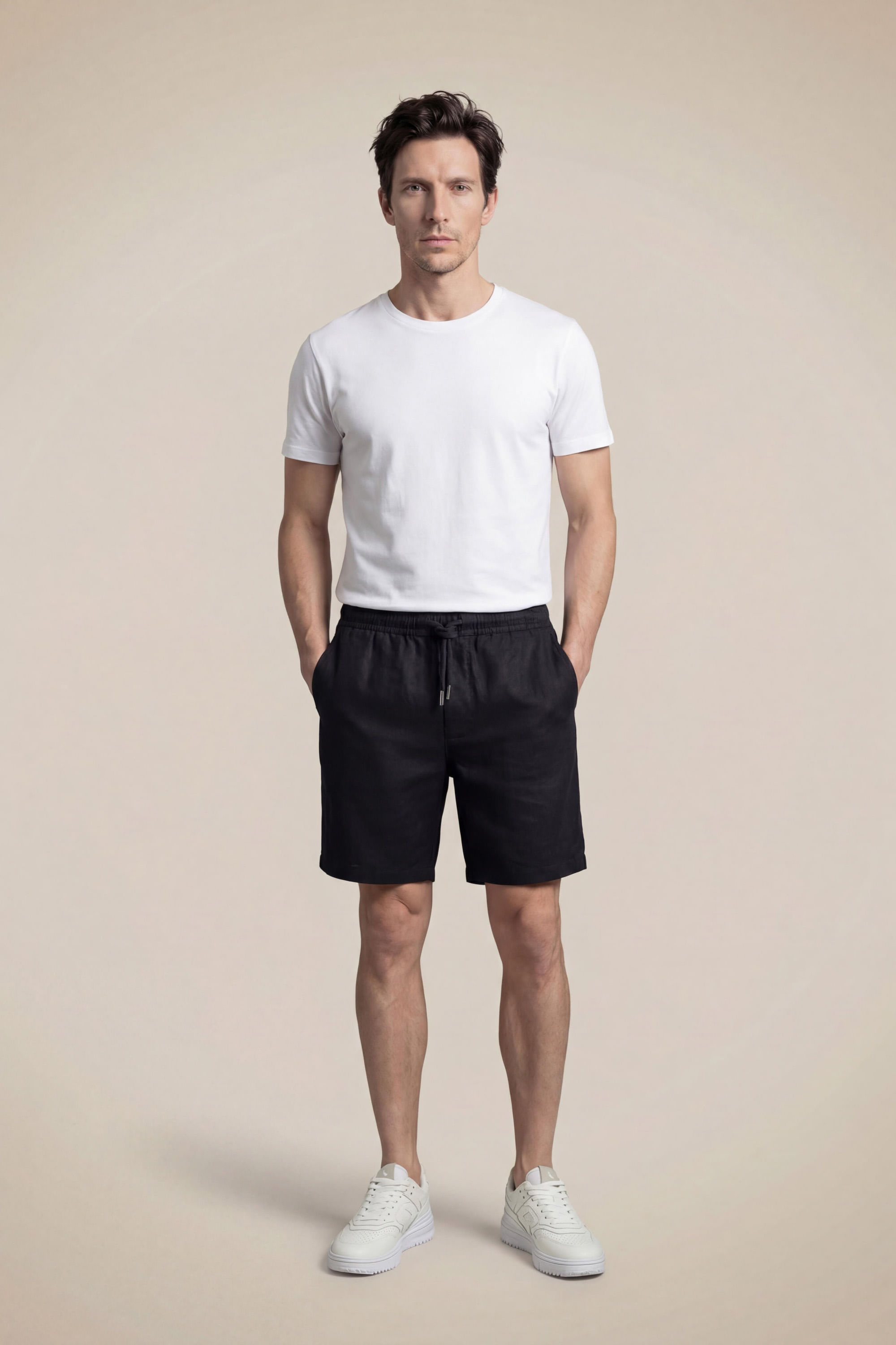 Short Casual Linho Plus