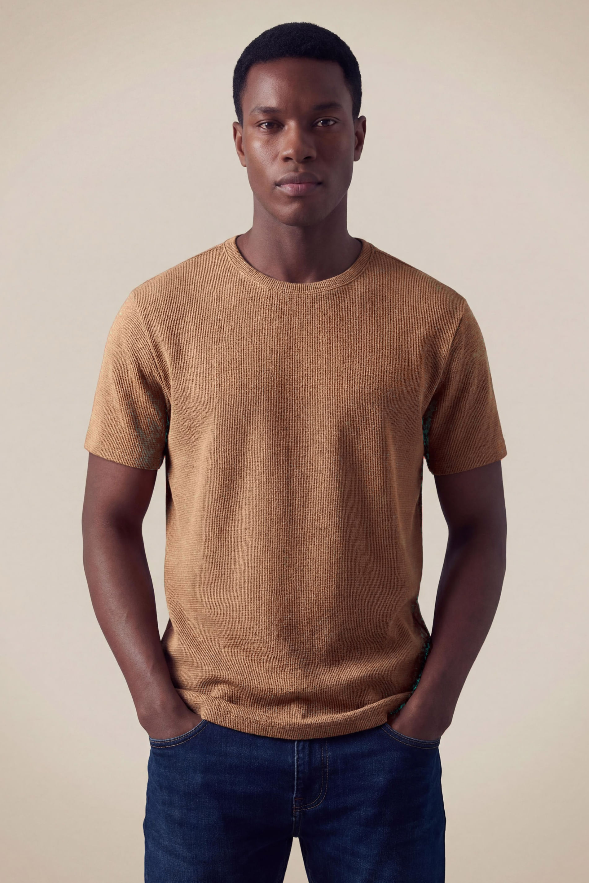 Camiseta Regular Waffle