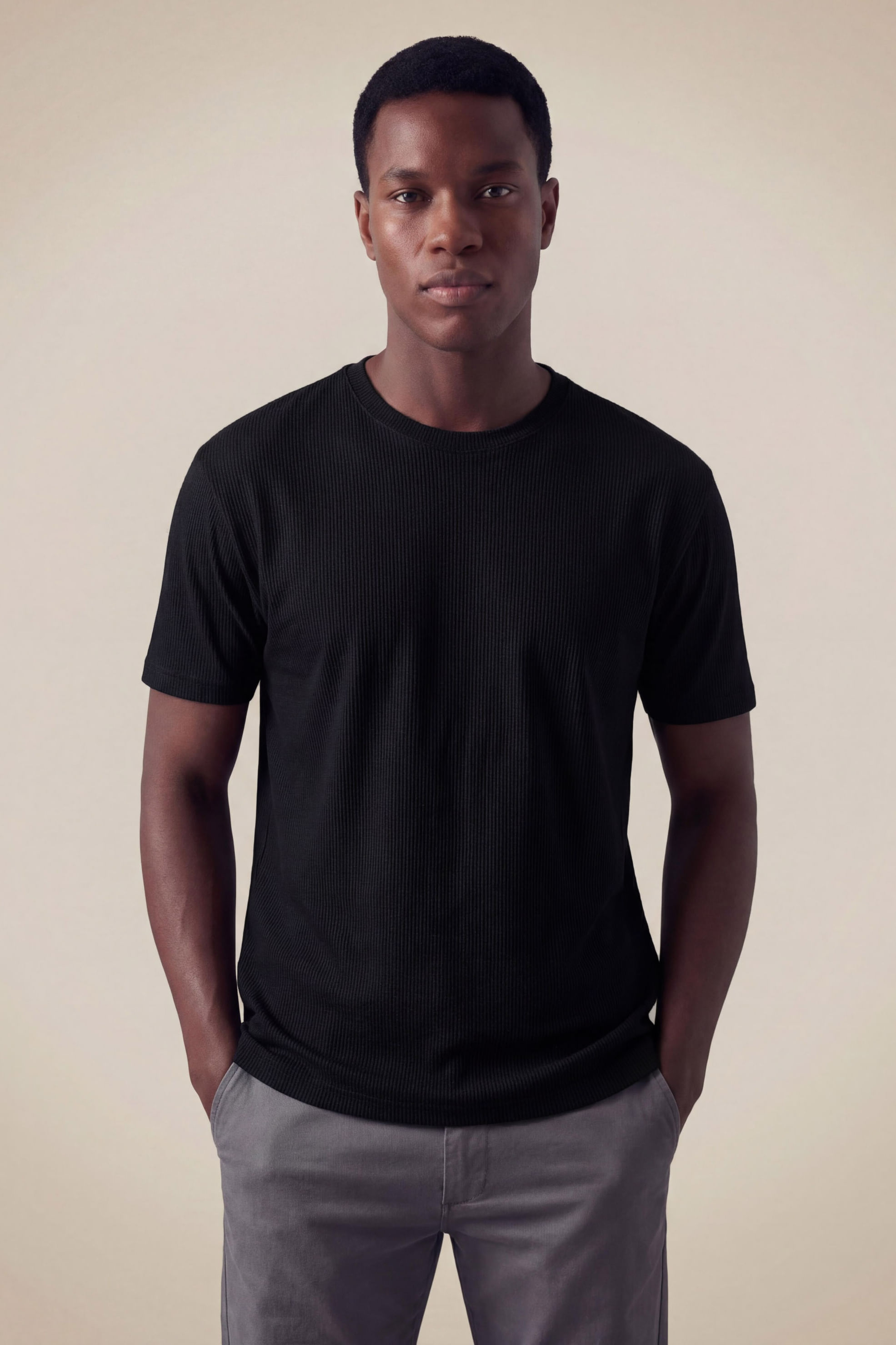 Camiseta Regular Waffle