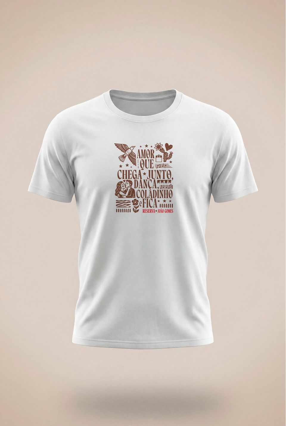 Camiseta Est Amor Que Chega Junto Jg