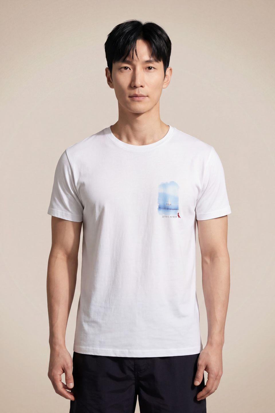 Camiseta Estampada Aquarela Vela