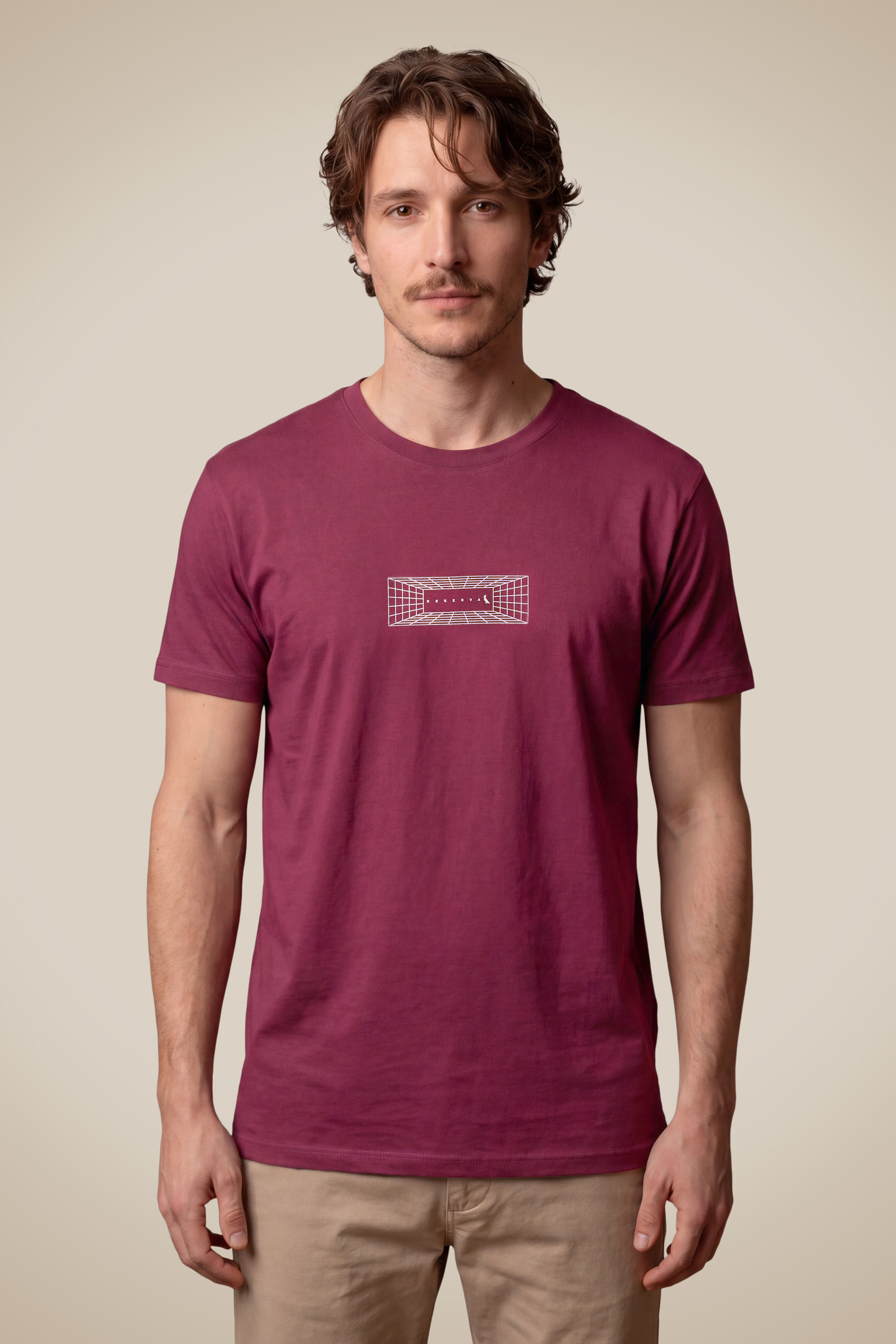Camiseta Estampada Reserva Grid