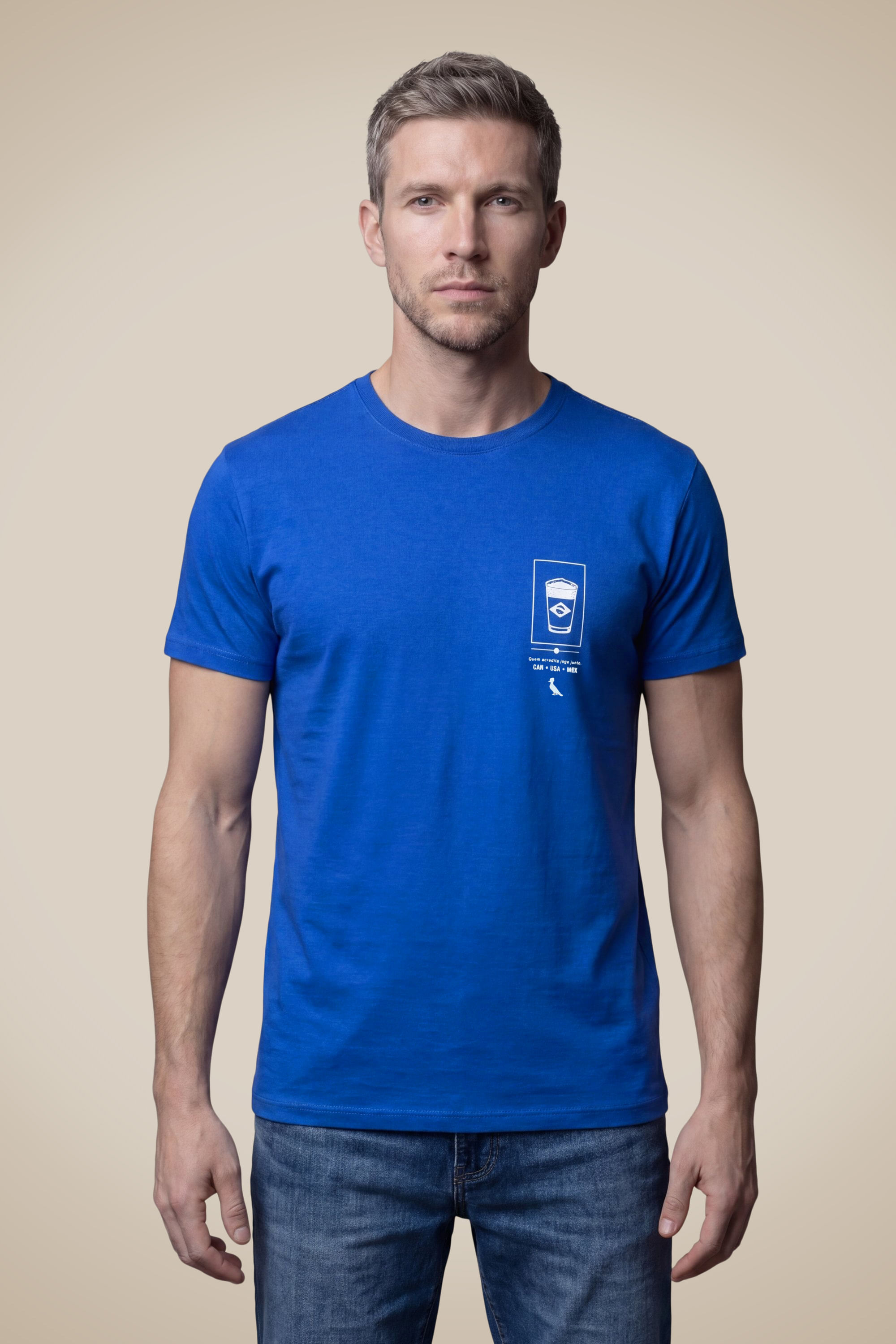 Camiseta Estampada Copo Da Copa