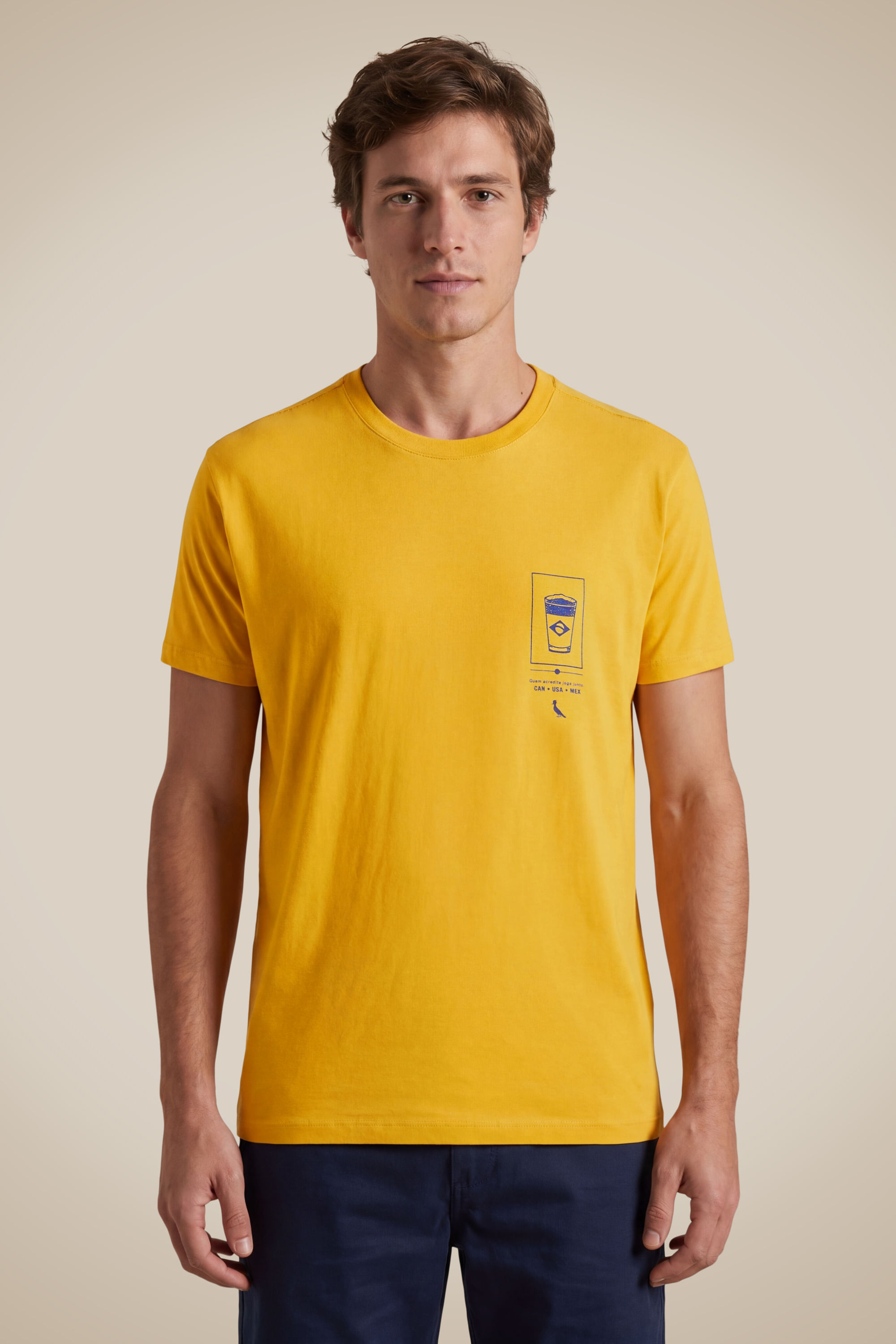 Camiseta Estampada Copo Da Copa