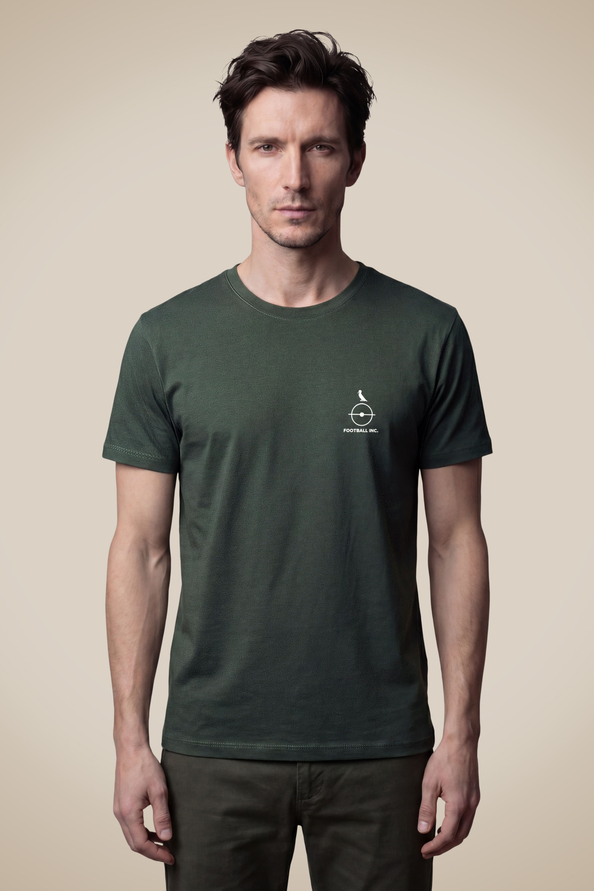 Camiseta Slim Estampada Centro De Campo