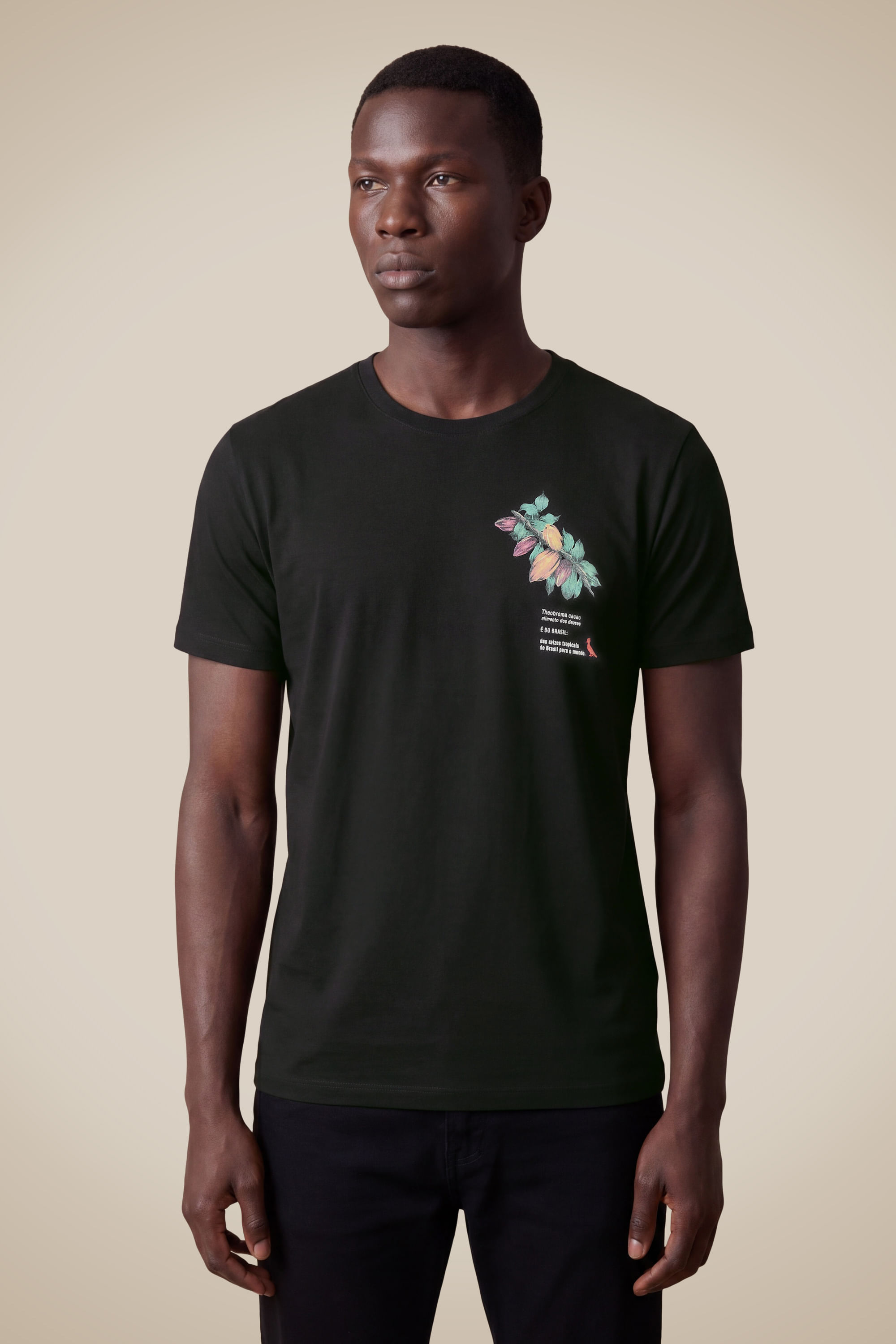 Camiseta Estampada Cacau Brasil