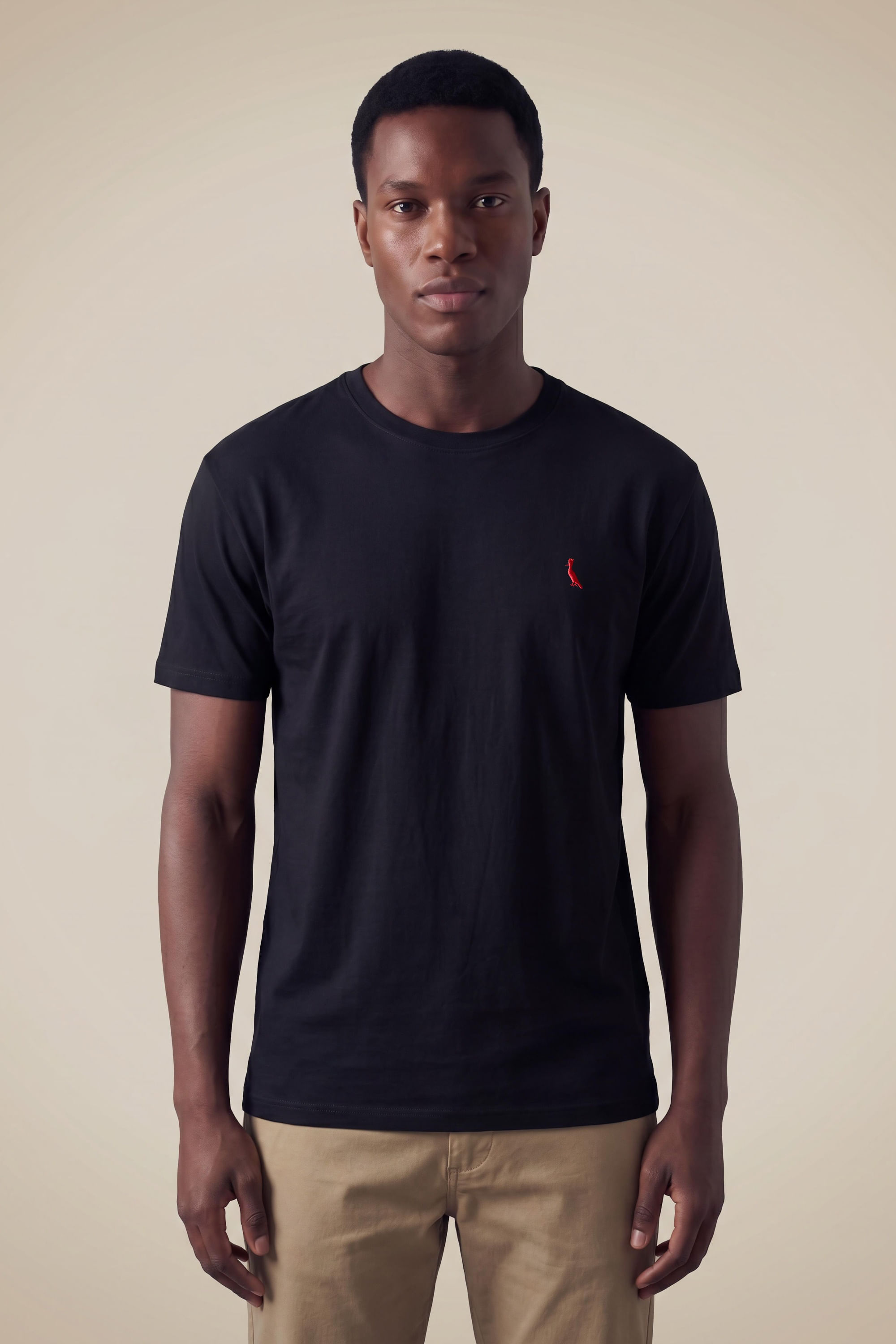 Camiseta Regular Pica Pau Vermelho