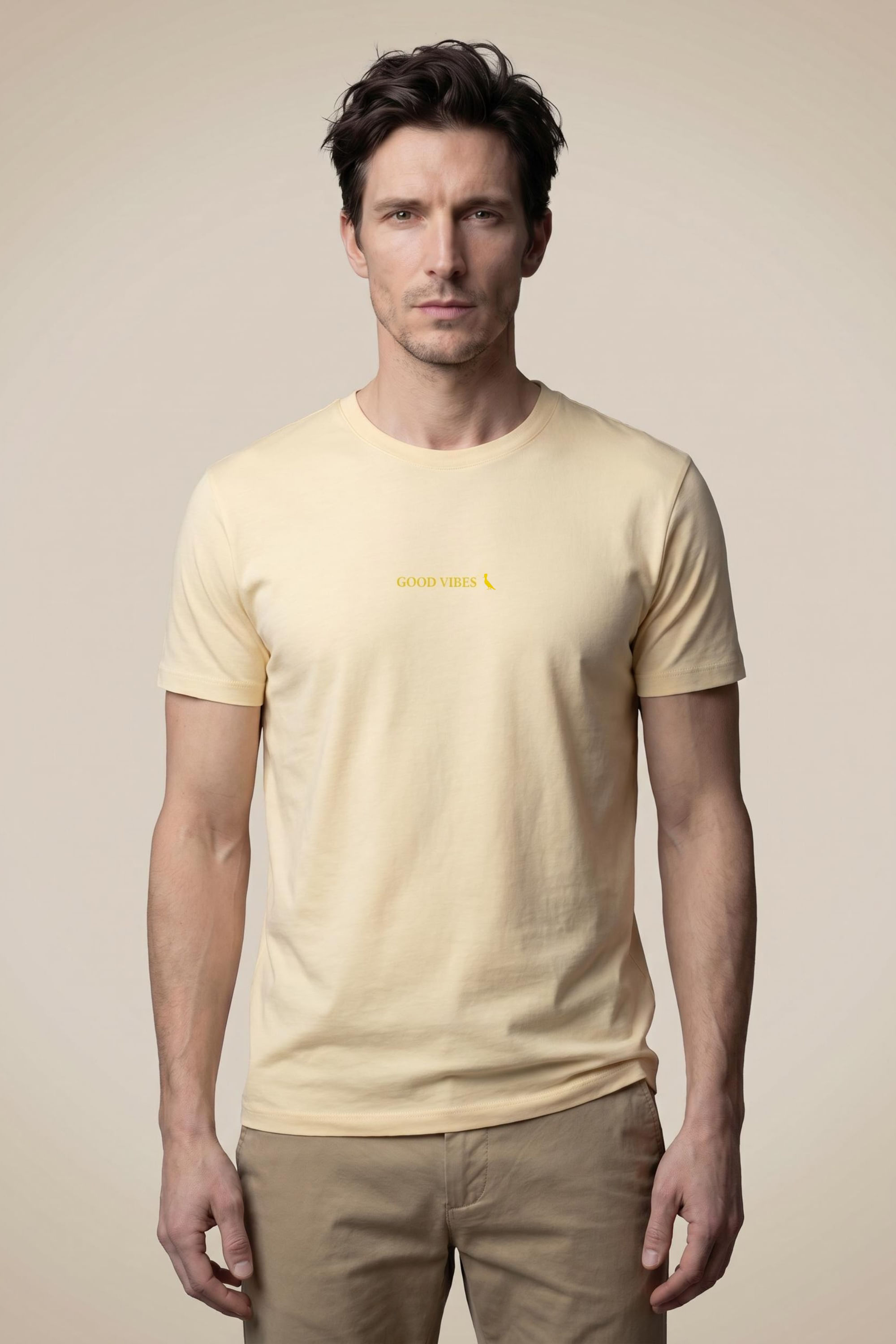 Camiseta Slim Est Good Vibes Minimal