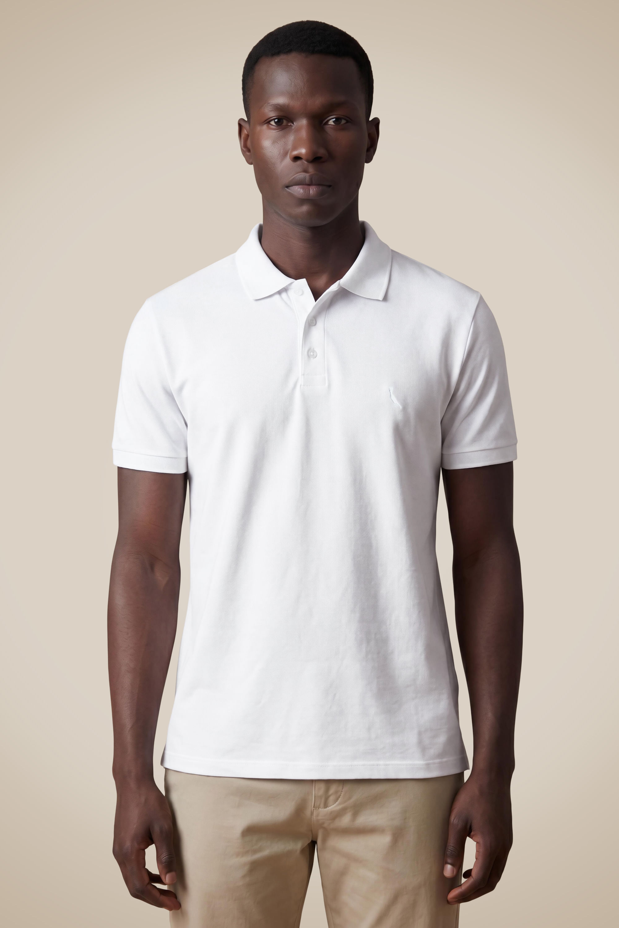 Polo Regular Piquet New Basic - Branco - Ggg