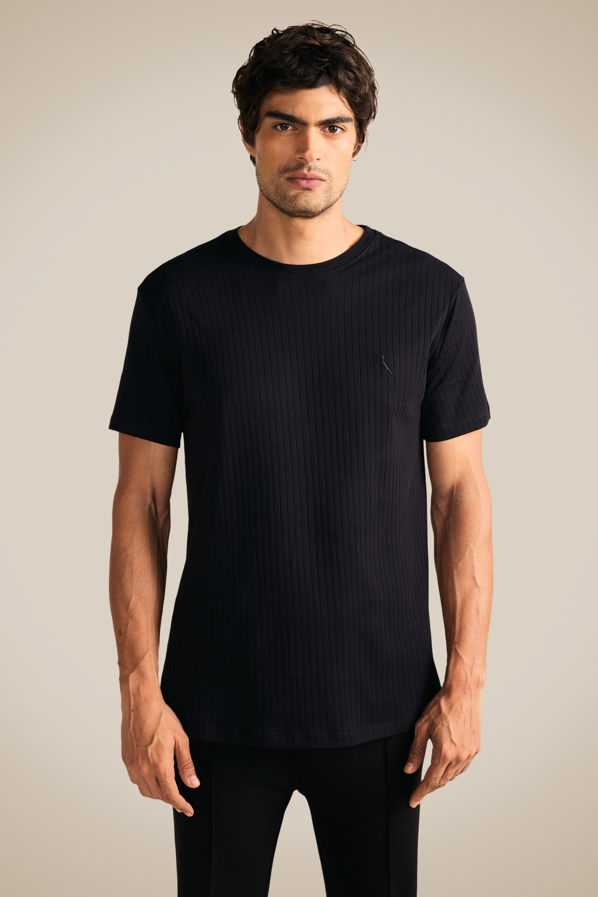 Camiseta Slim Canelada