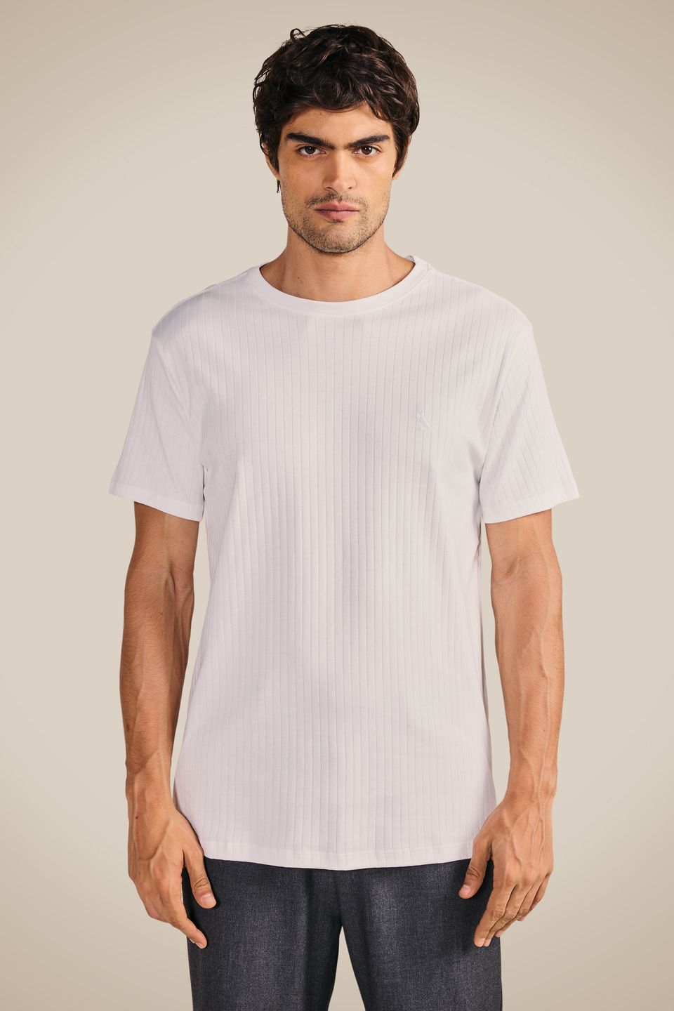 Camiseta Slim Canelada