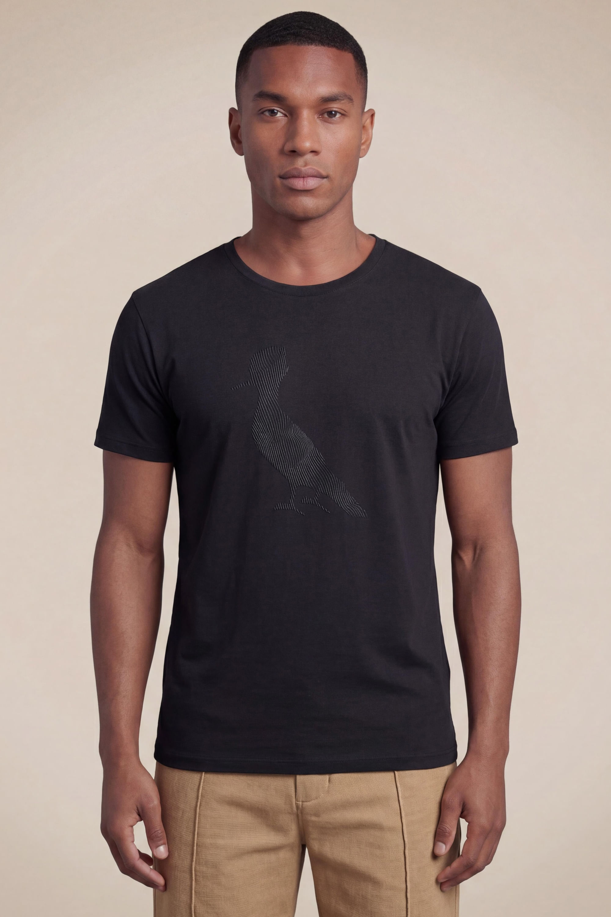 Camiseta Slim Estampada Pica Pau Waves