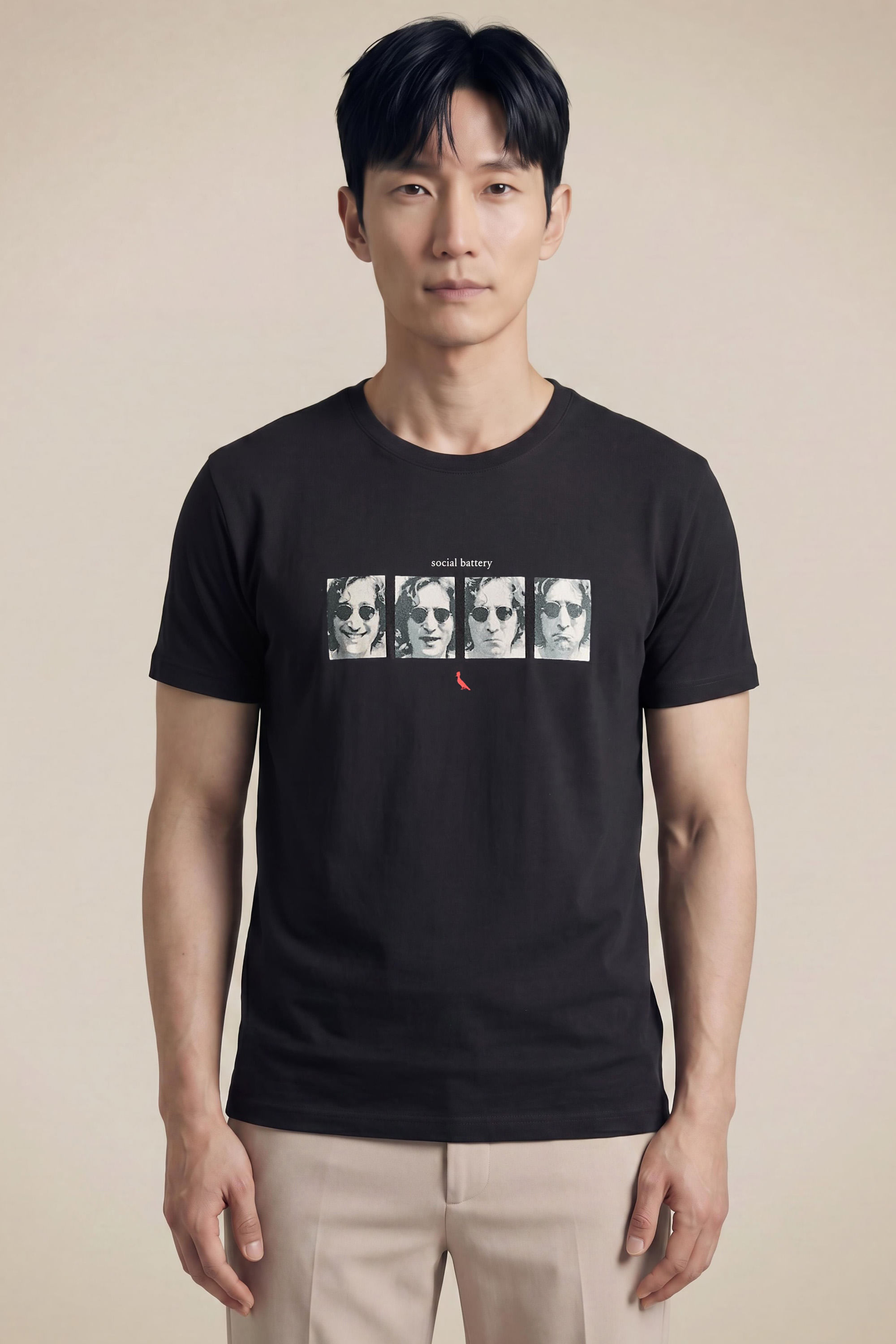 Camiseta Estampada Social Battery