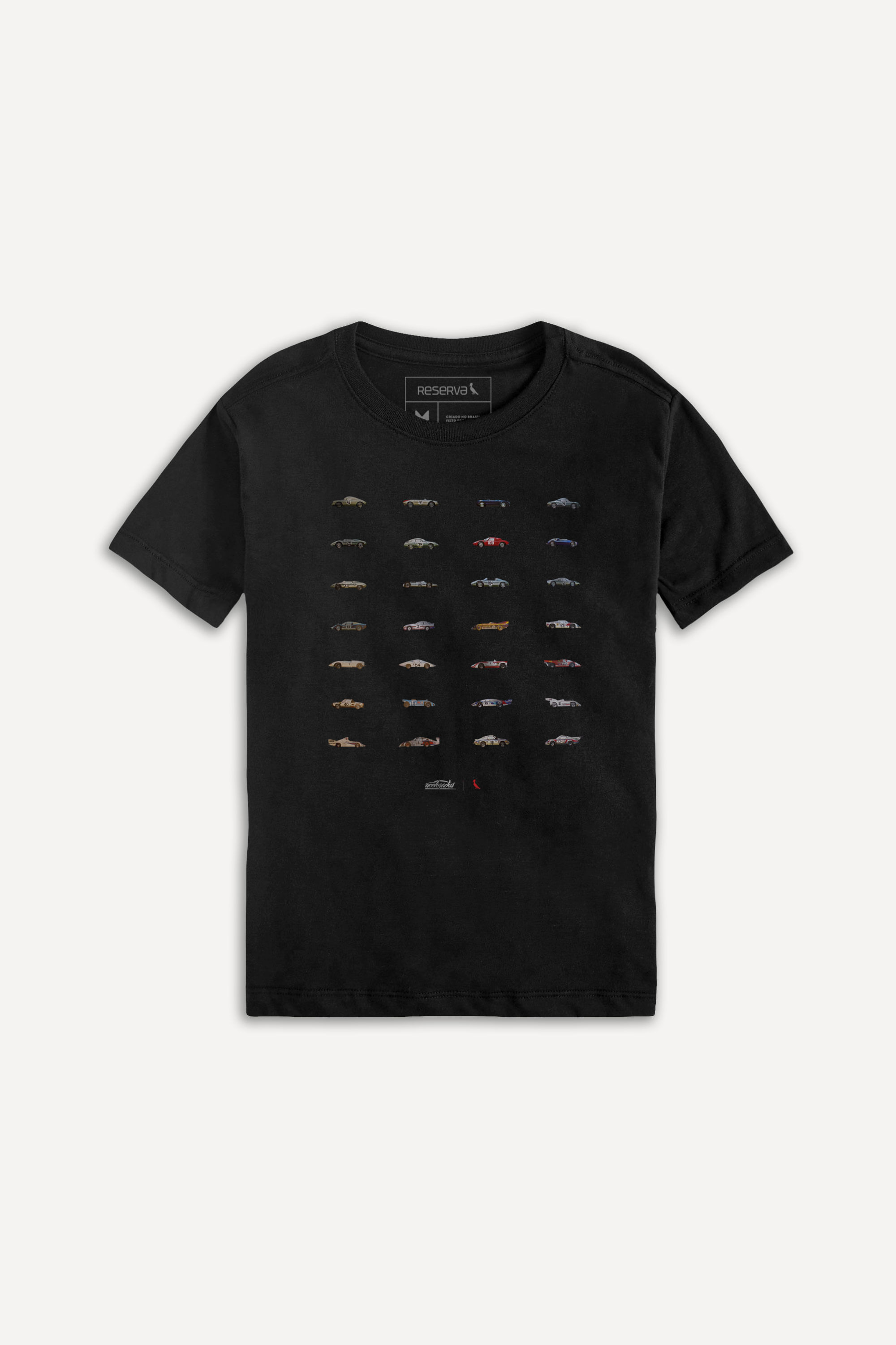 Camiseta Mini Mosaico Carros