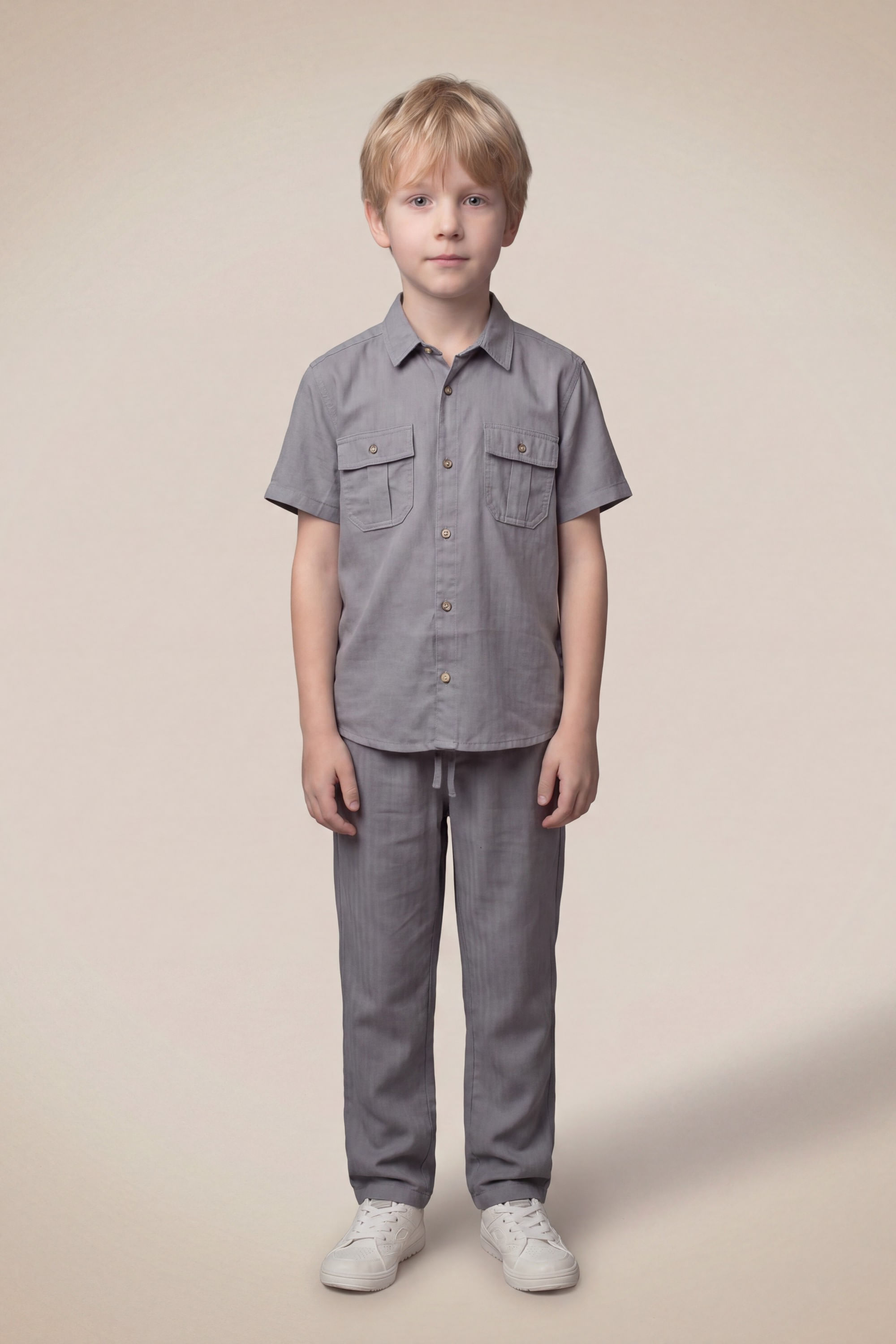 Calca Mini Casual Sensory - Fuligem - 10