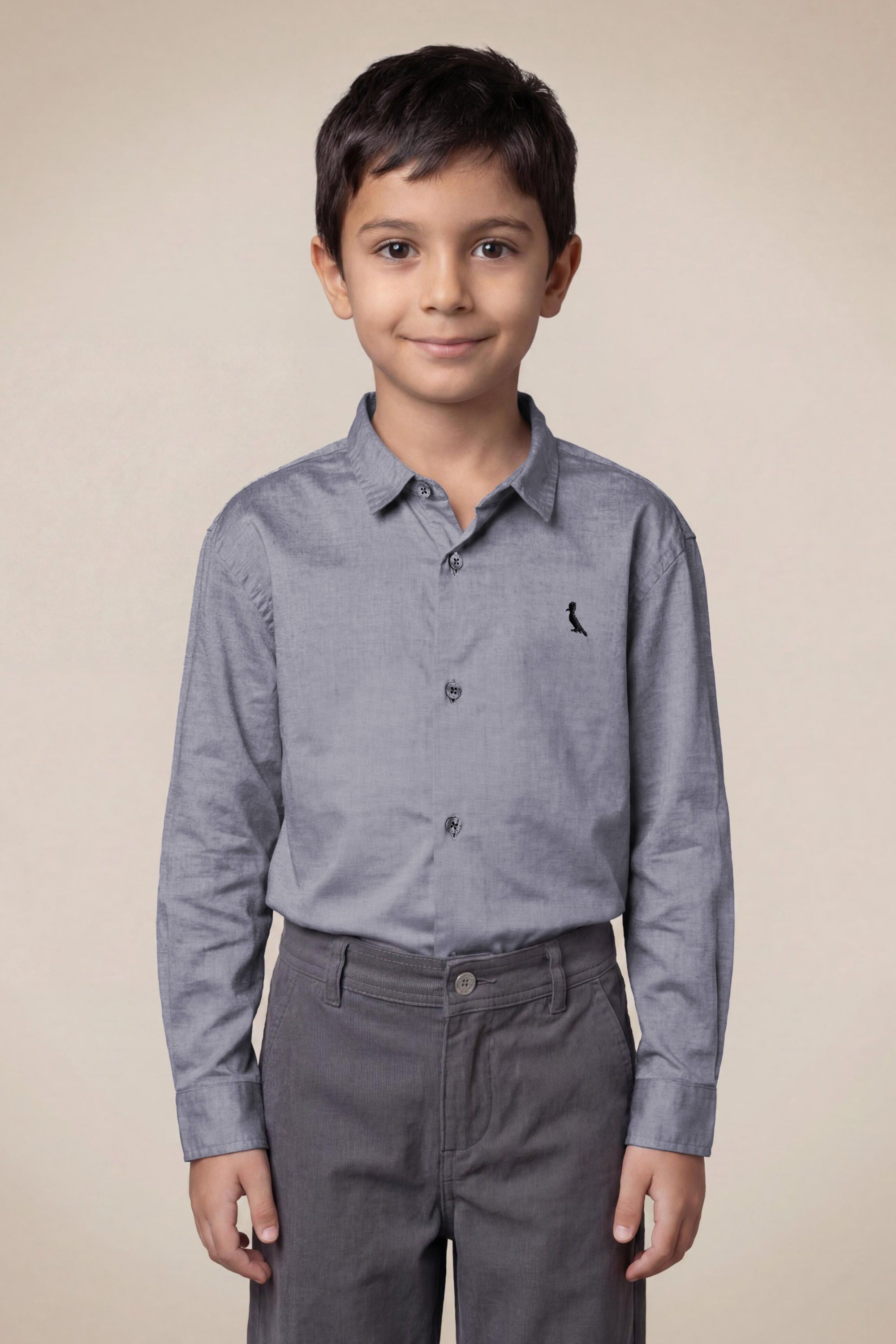Camisa Mini Ml Comfort Oxford Color