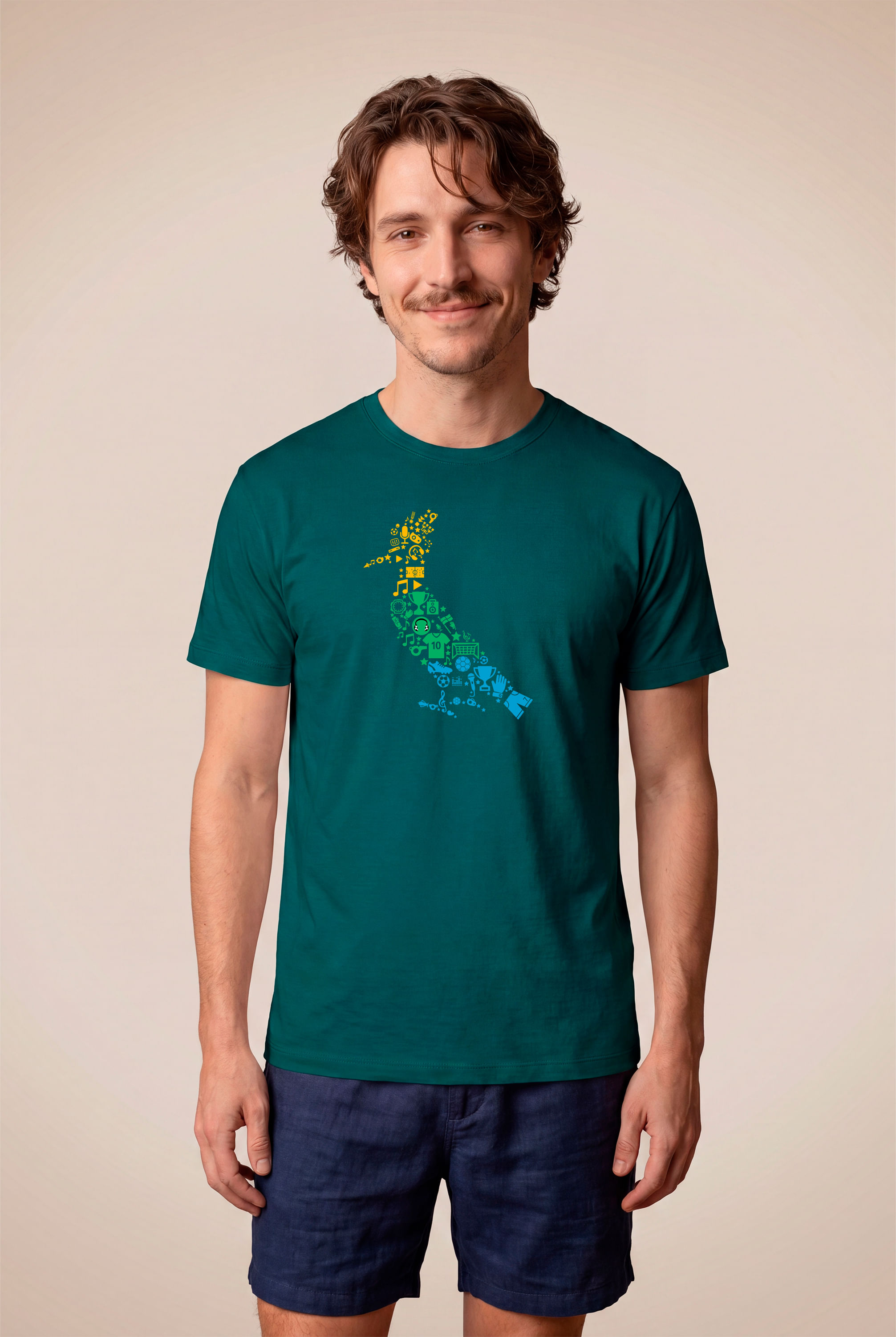 Camiseta Est Pica Pau Futparodias