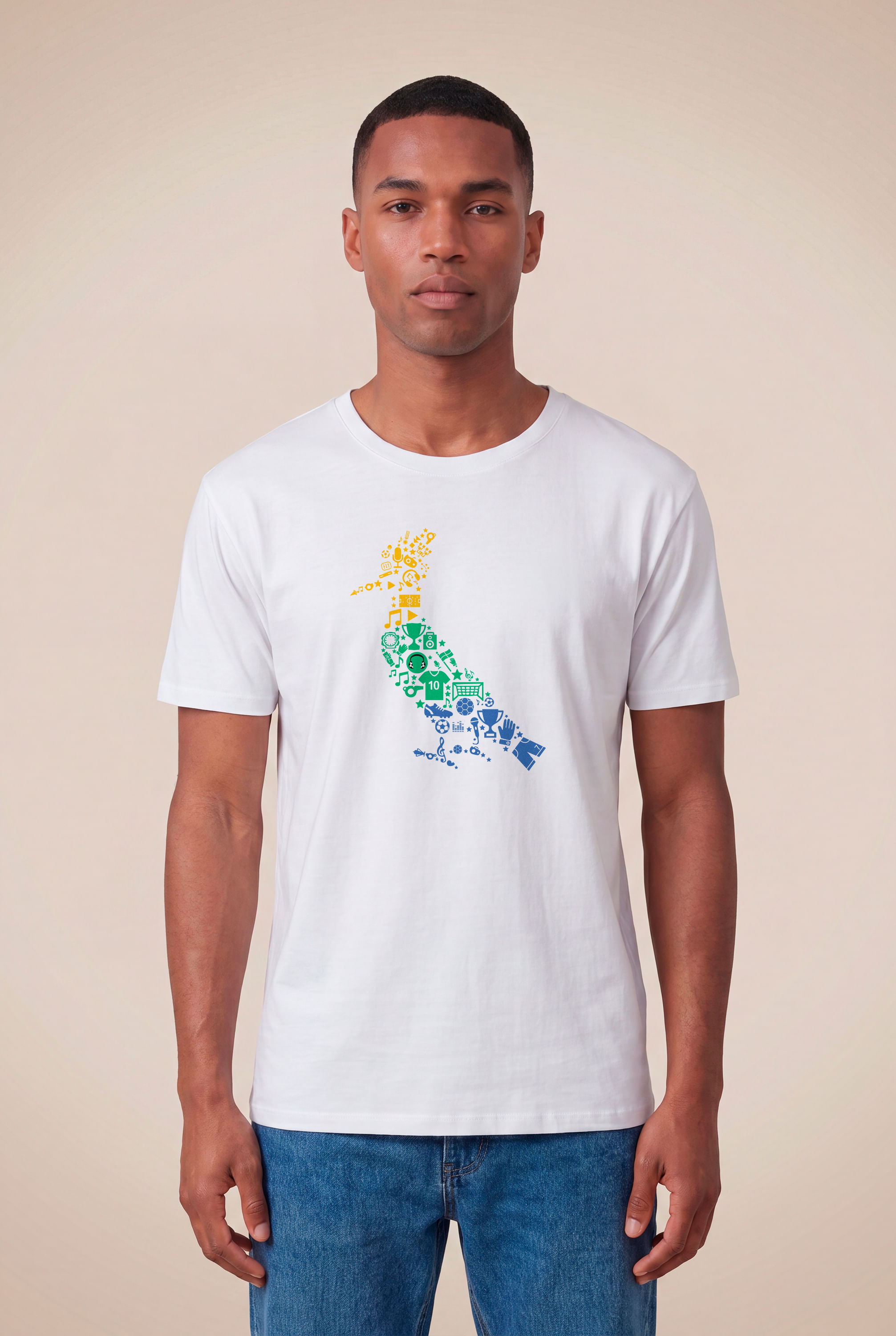 Camiseta Est Pica Pau Futparodias