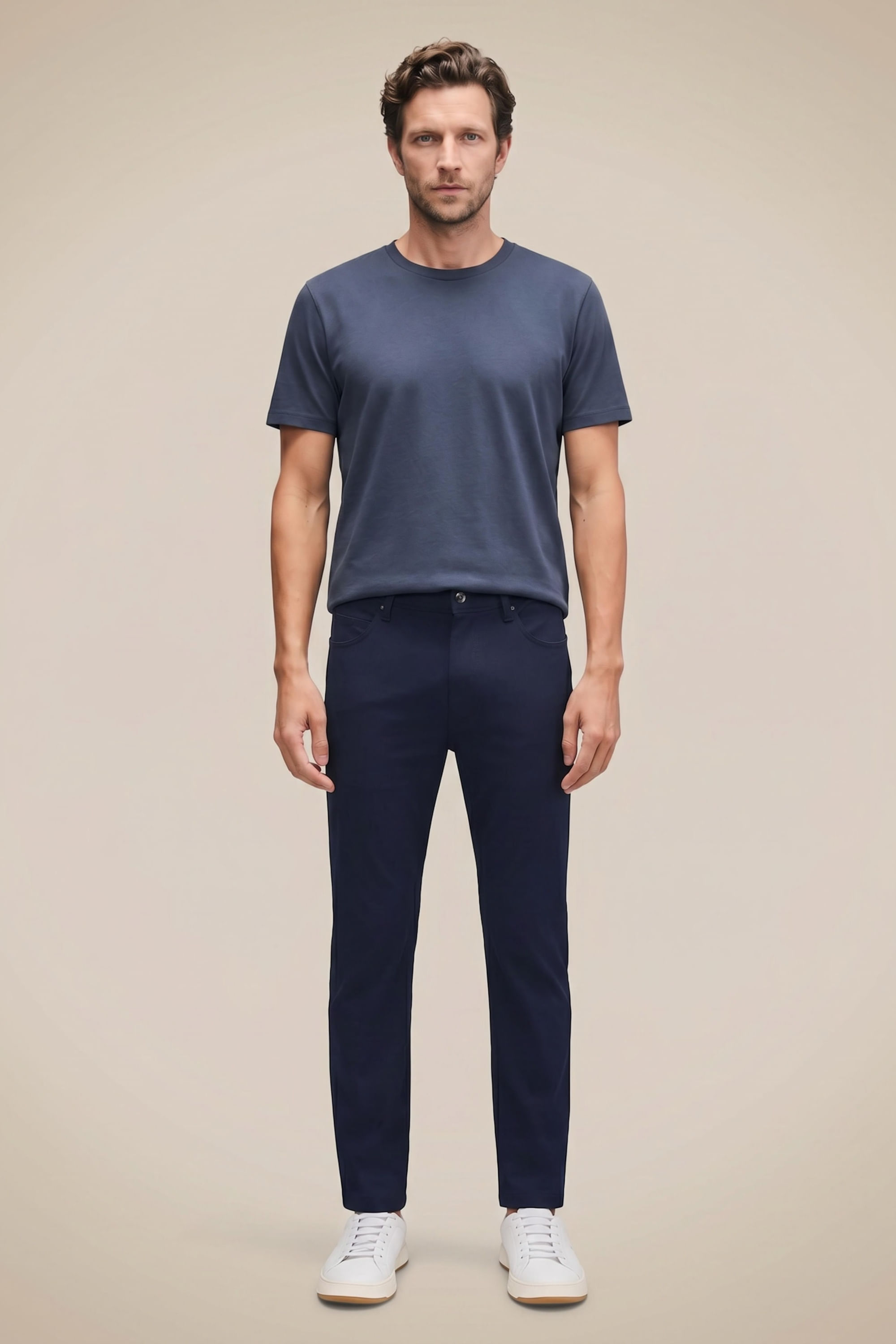Calca 5 Pockets Slim Tech