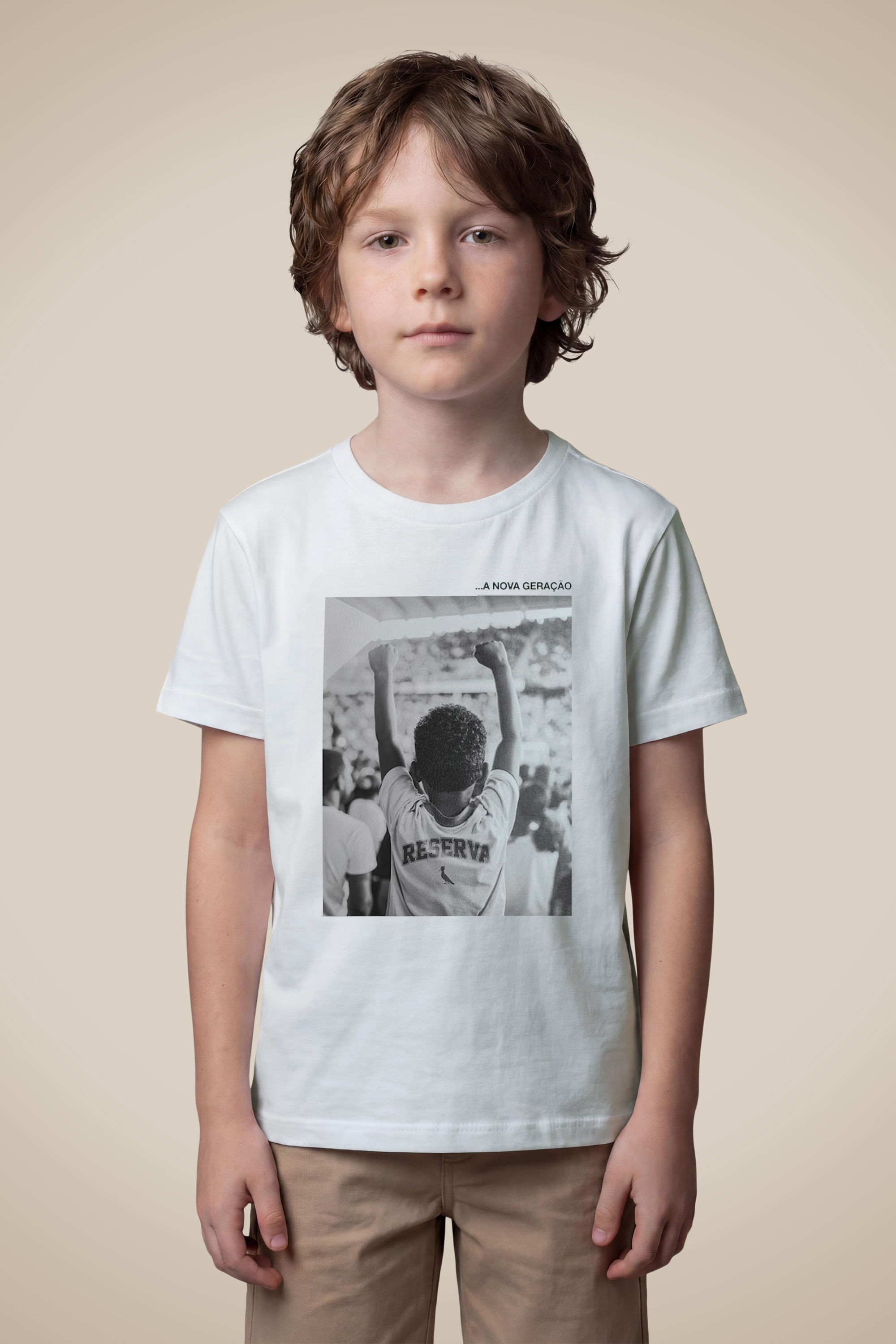 Camiseta Mini Estampada Nova Geracao