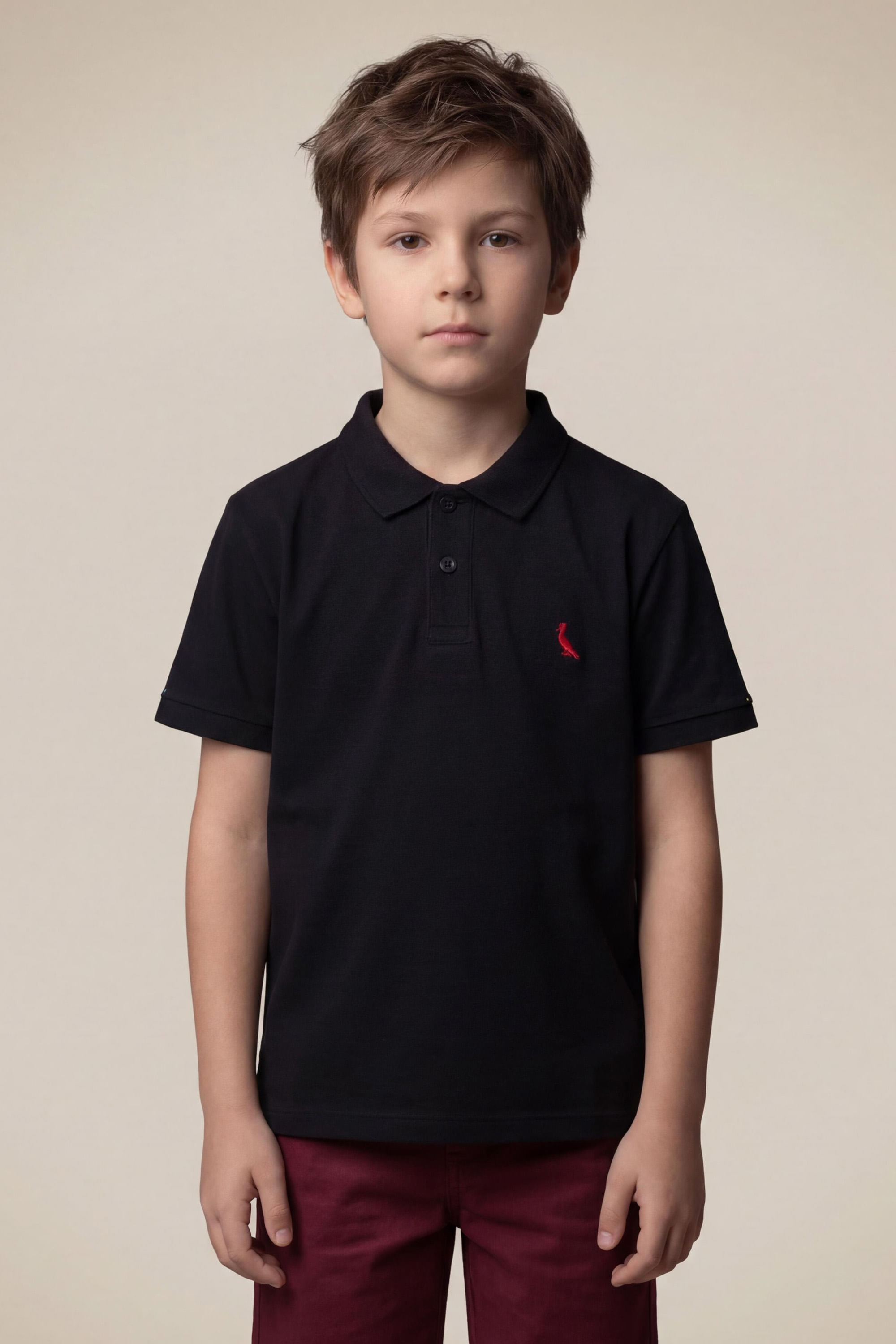 Polo Mini Piquet Class Red Bird Tp - Preto - 02