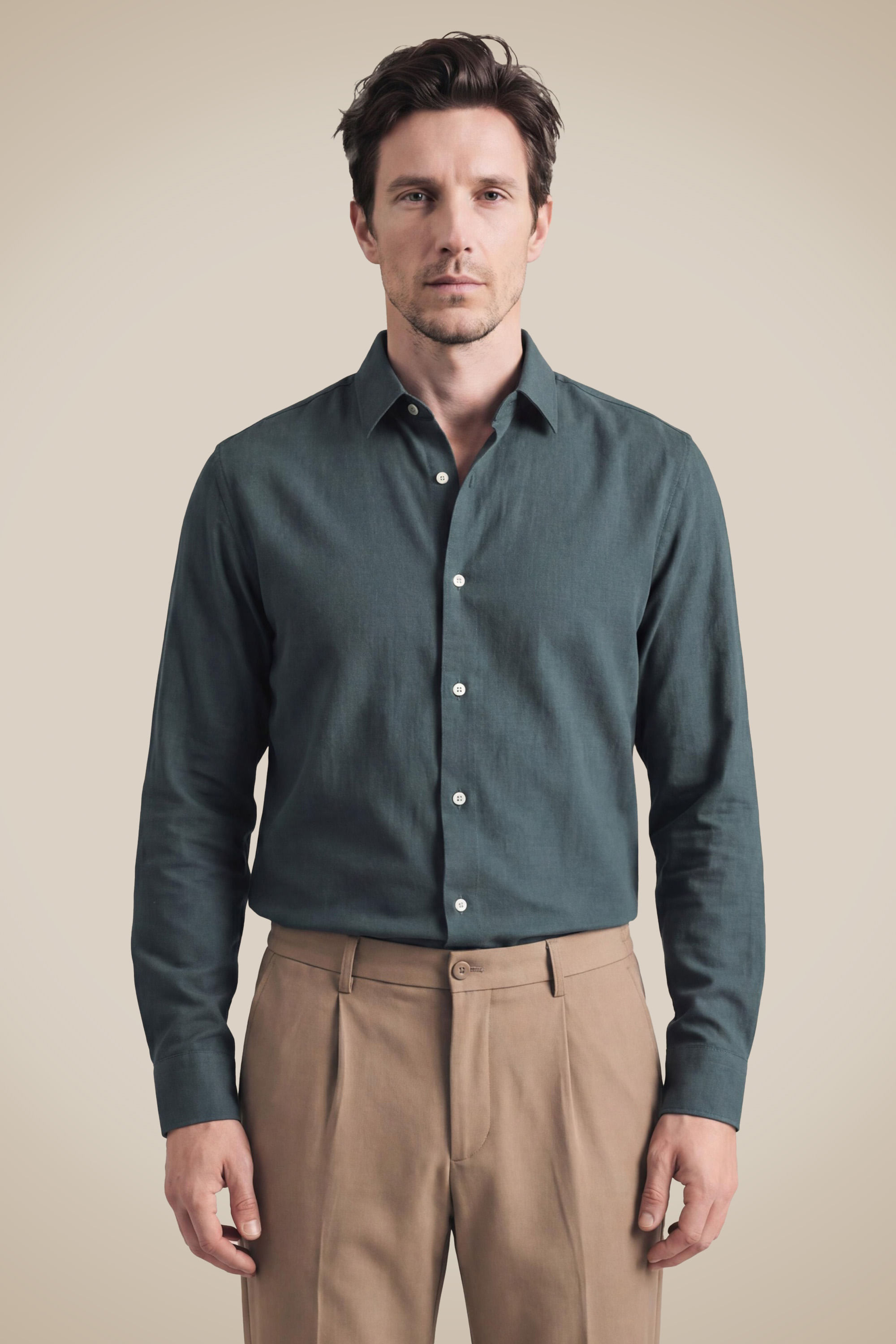 Camisa Ml Slim Cambridge