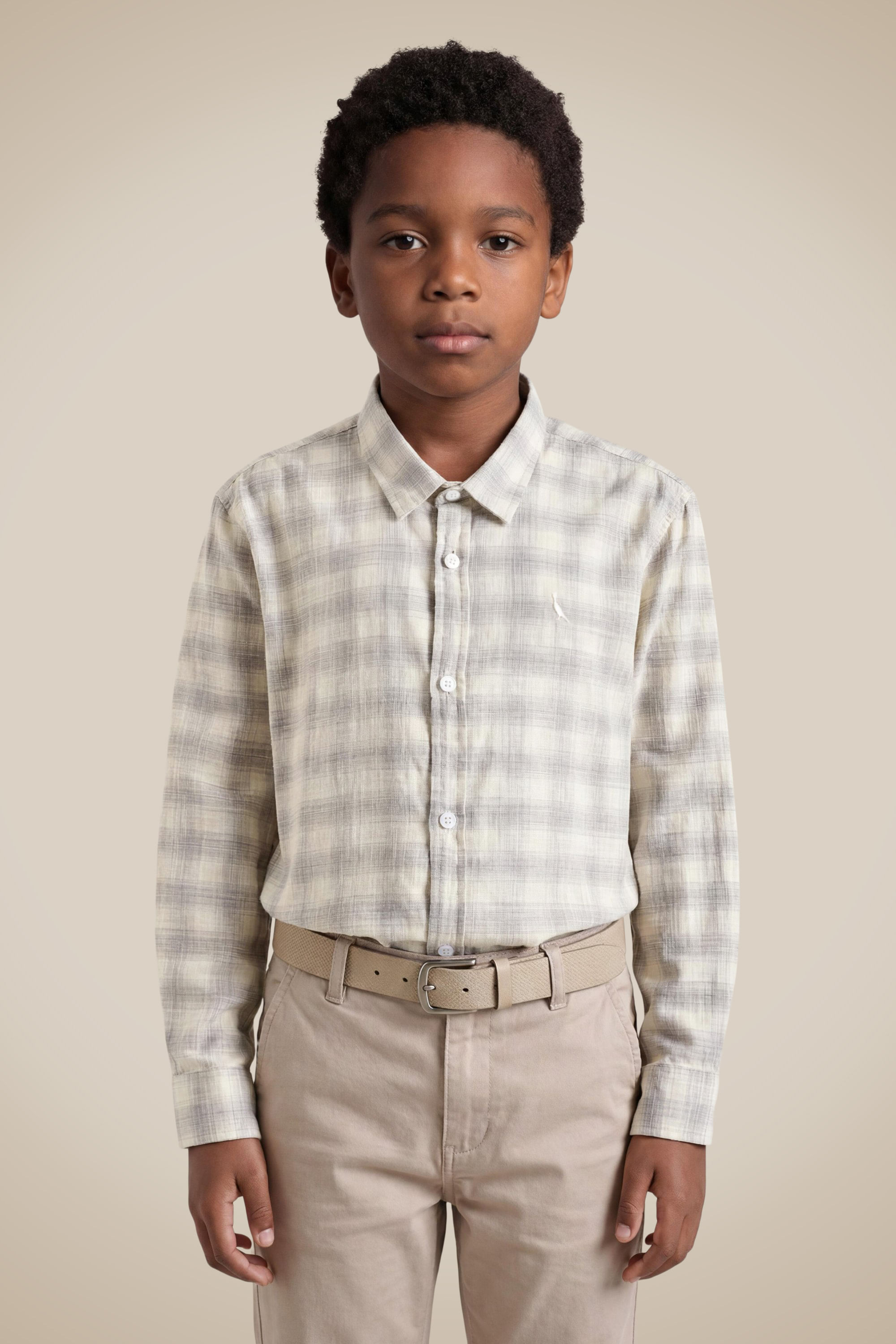 Camisa Mini Ml Tp Flame Xadrez Dover