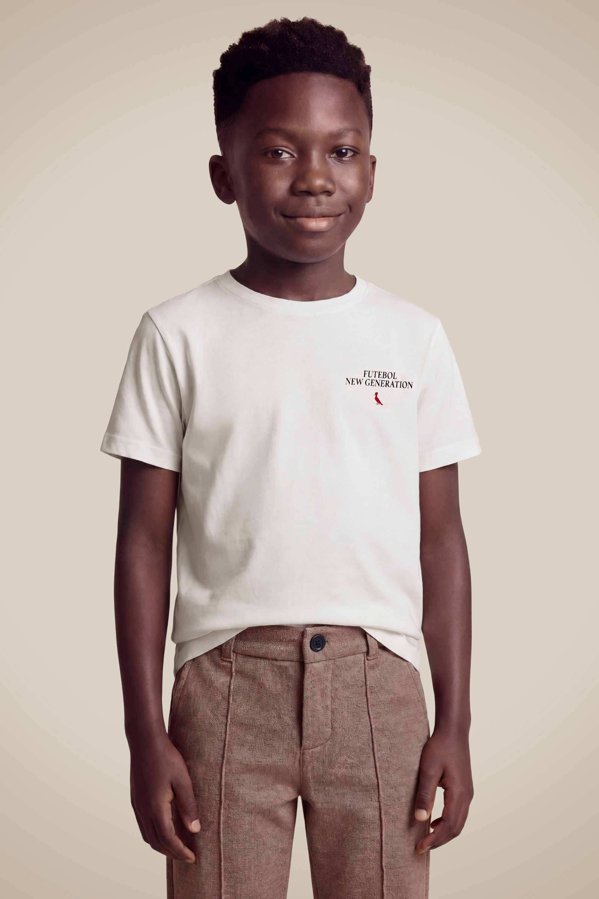 Camiseta Mini Est Futebol New Generation - Branco - 08