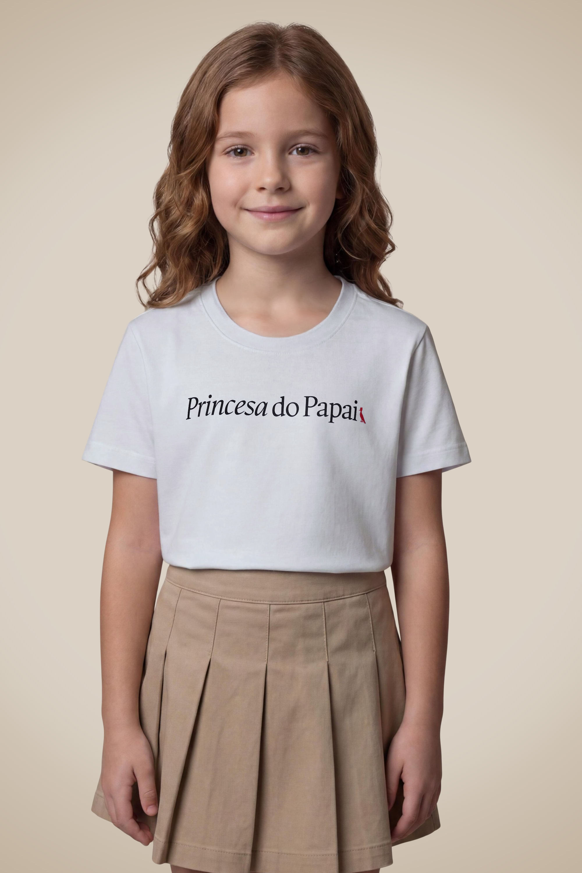 Camiseta Mini Princesa Do Papai - Branco - 10
