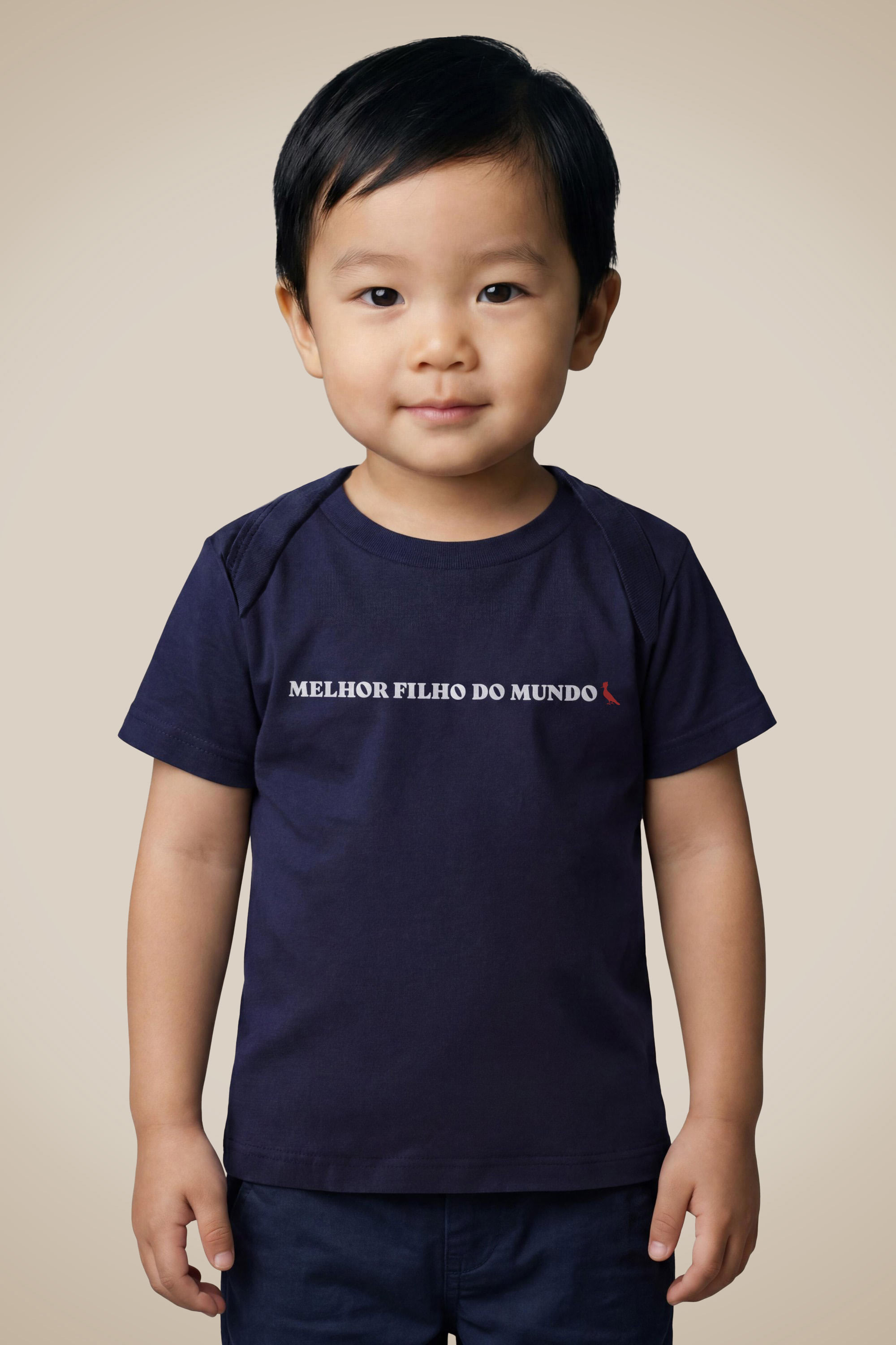 Camiseta Bb Estampada Melhor Filho