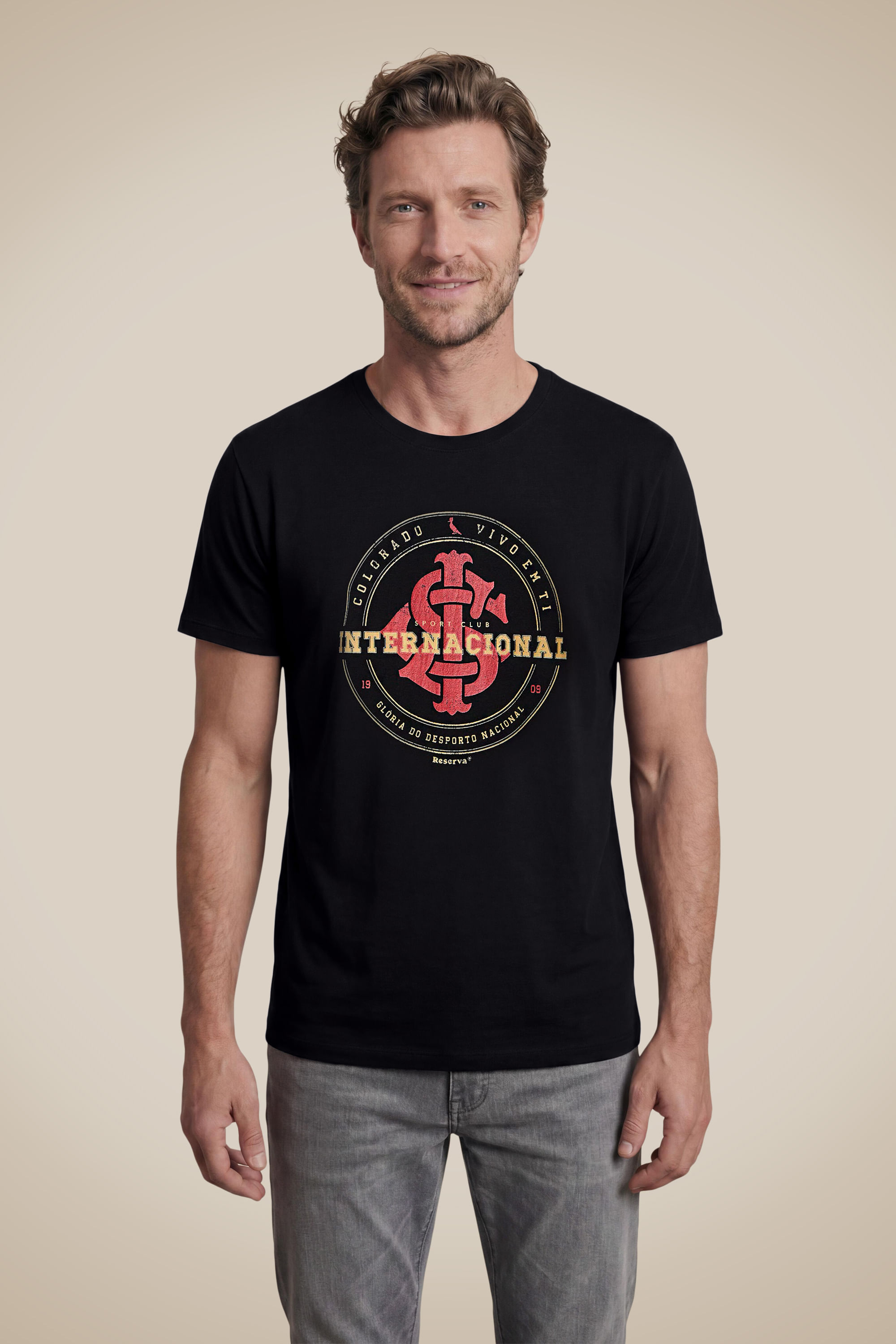 Camiseta Estampada Vivo Em Ti Inter