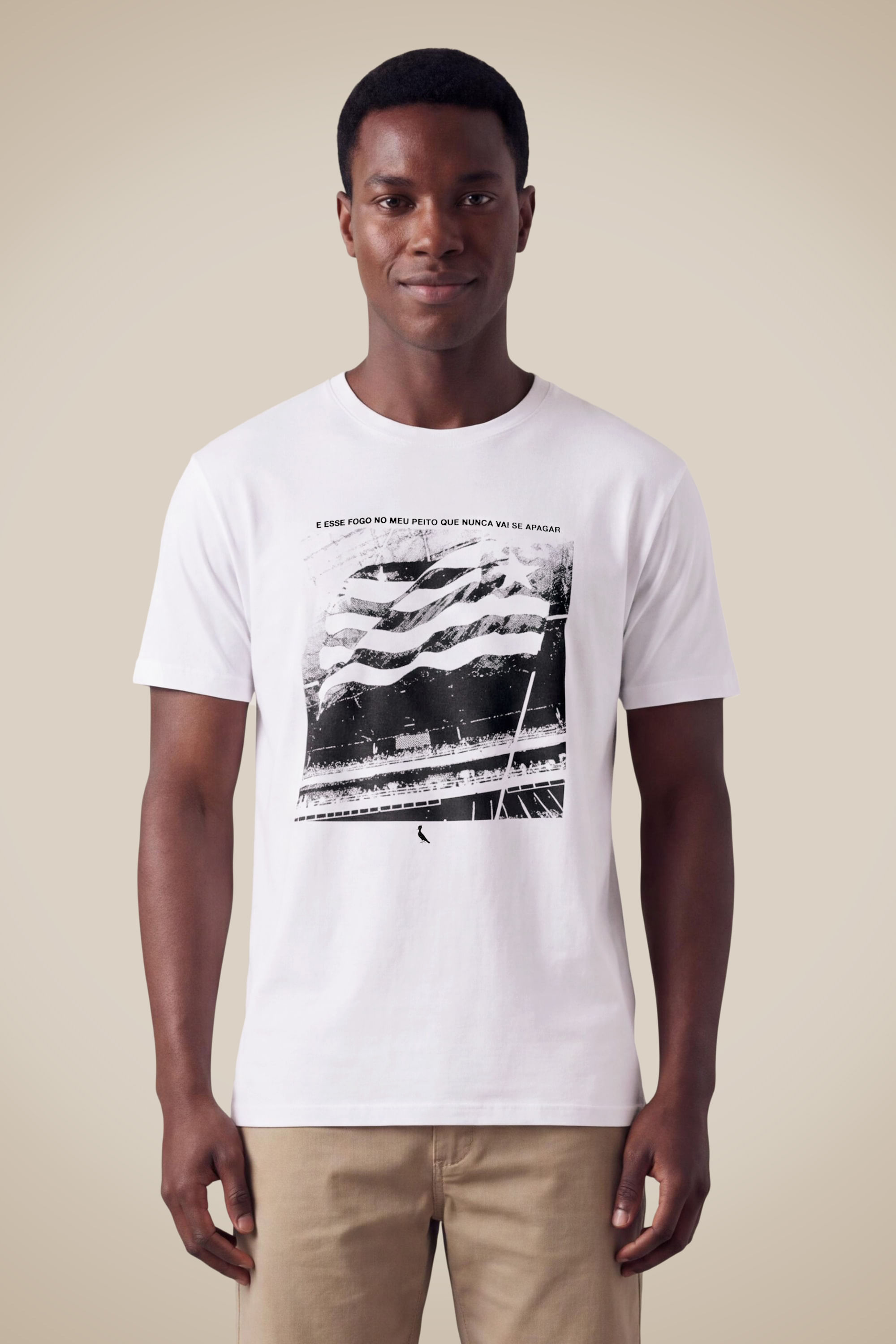 Camiseta Estampa Esse Fogo Botafogo