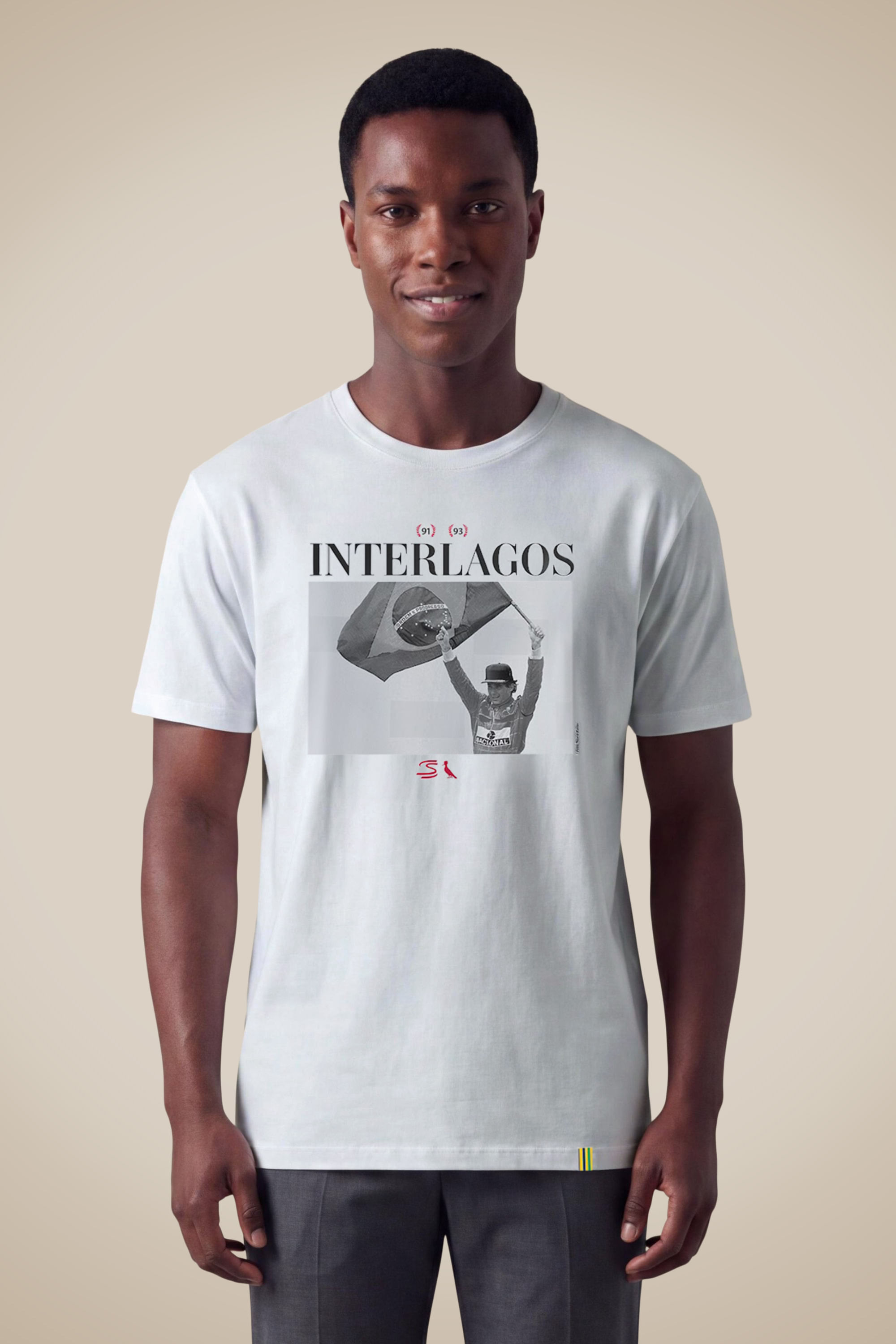Camiseta Est Senna Gp Campeao