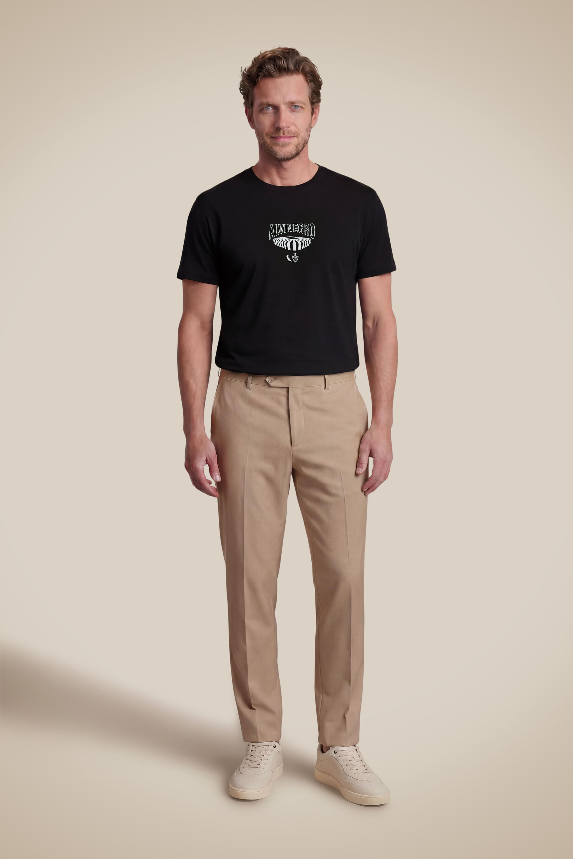 Camiseta Estampa Alvinegro Galo