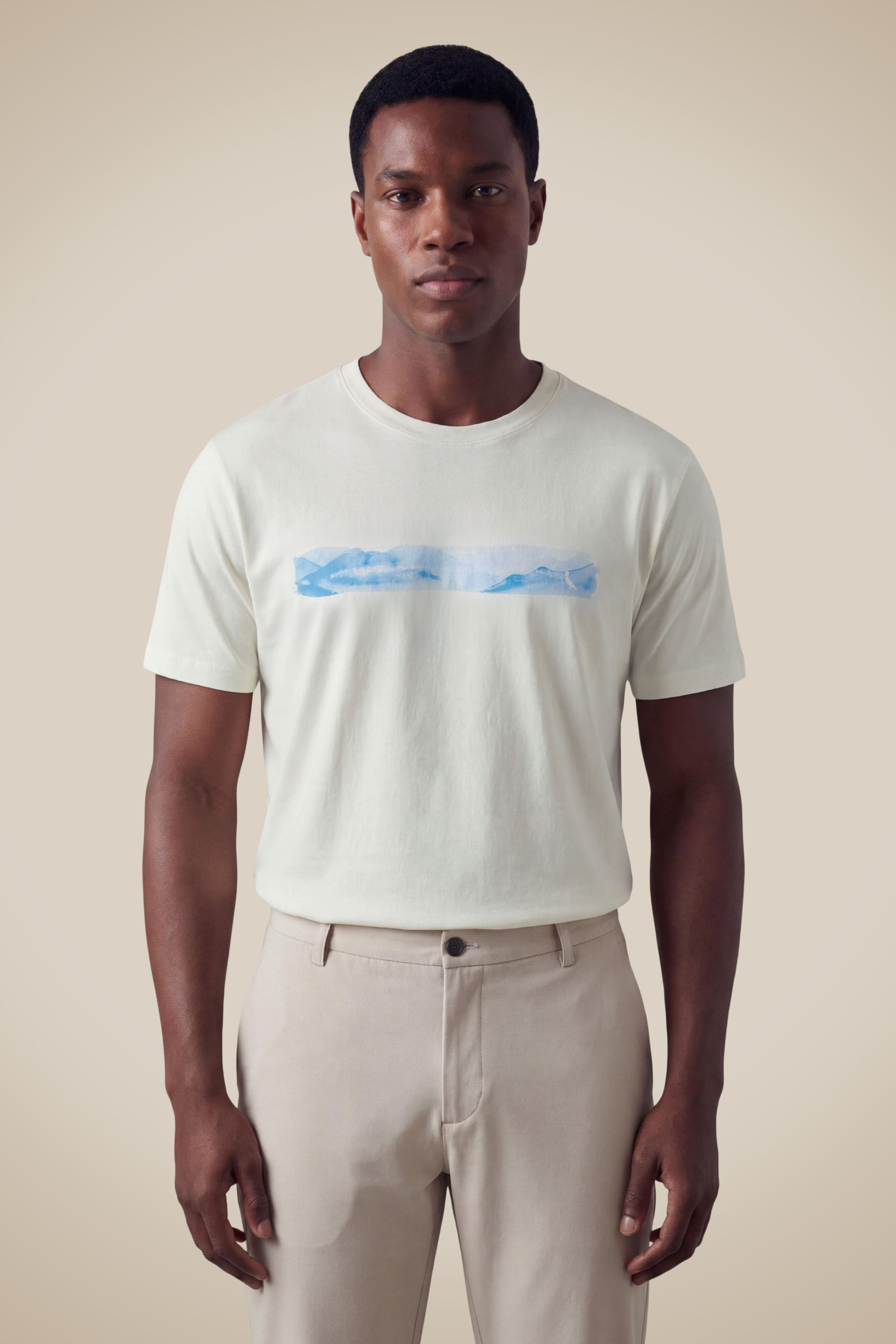 Camiseta Est Aquarela Listra Landscape