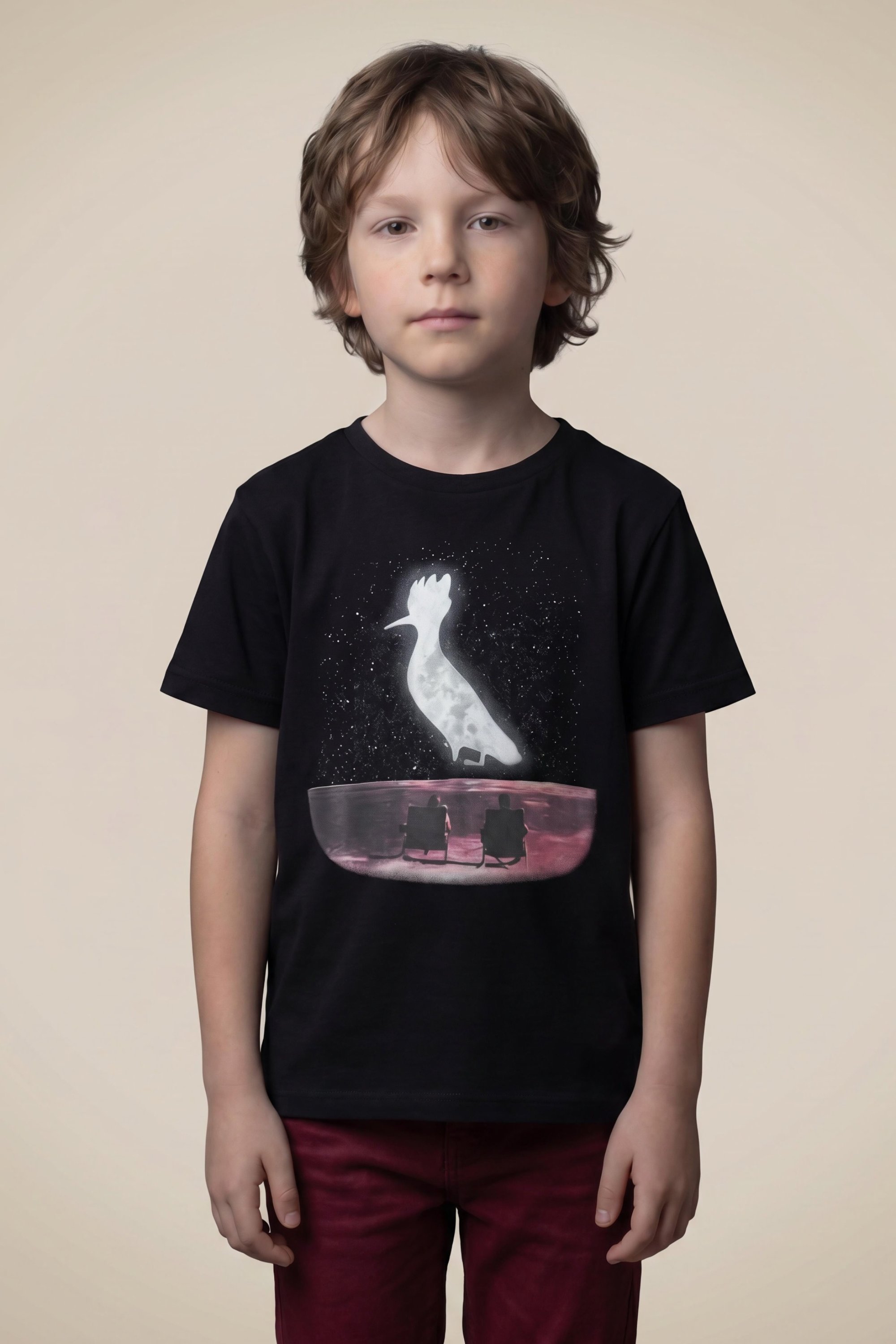 Camiseta Mini Est Pica Pau Espaco - Preto - 14